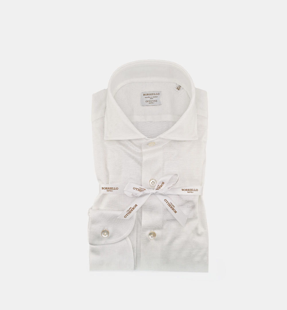 Camicia Borriello uomo 22010 bianca 22010 1 BORRIELLO