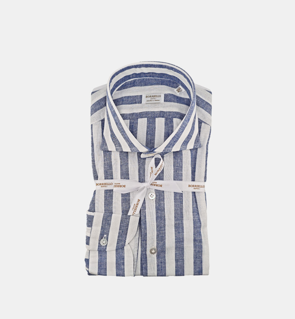 Camicia Borriello uomo 22012 blu 22012 3 BORRIELLO