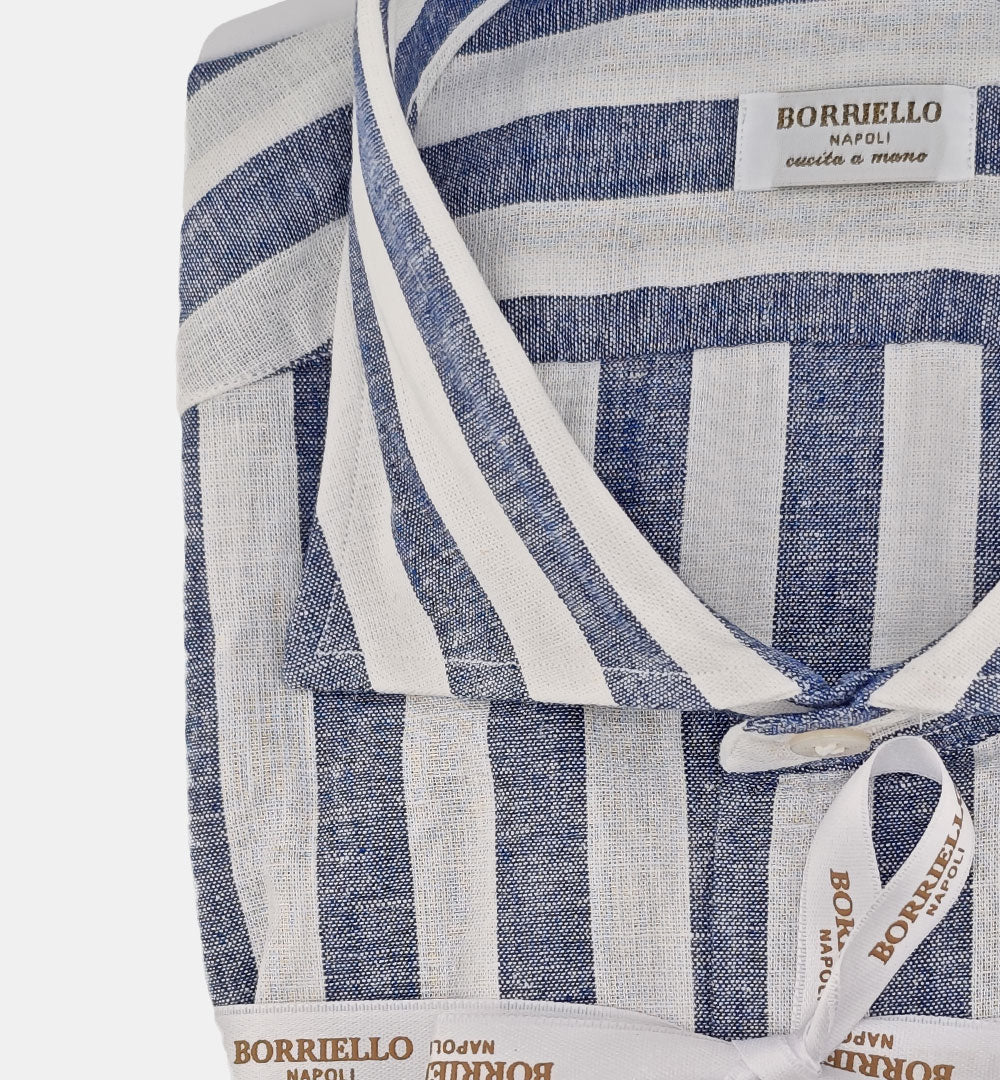 Camicia Borriello uomo 22012 blu 22012 3 BORRIELLO