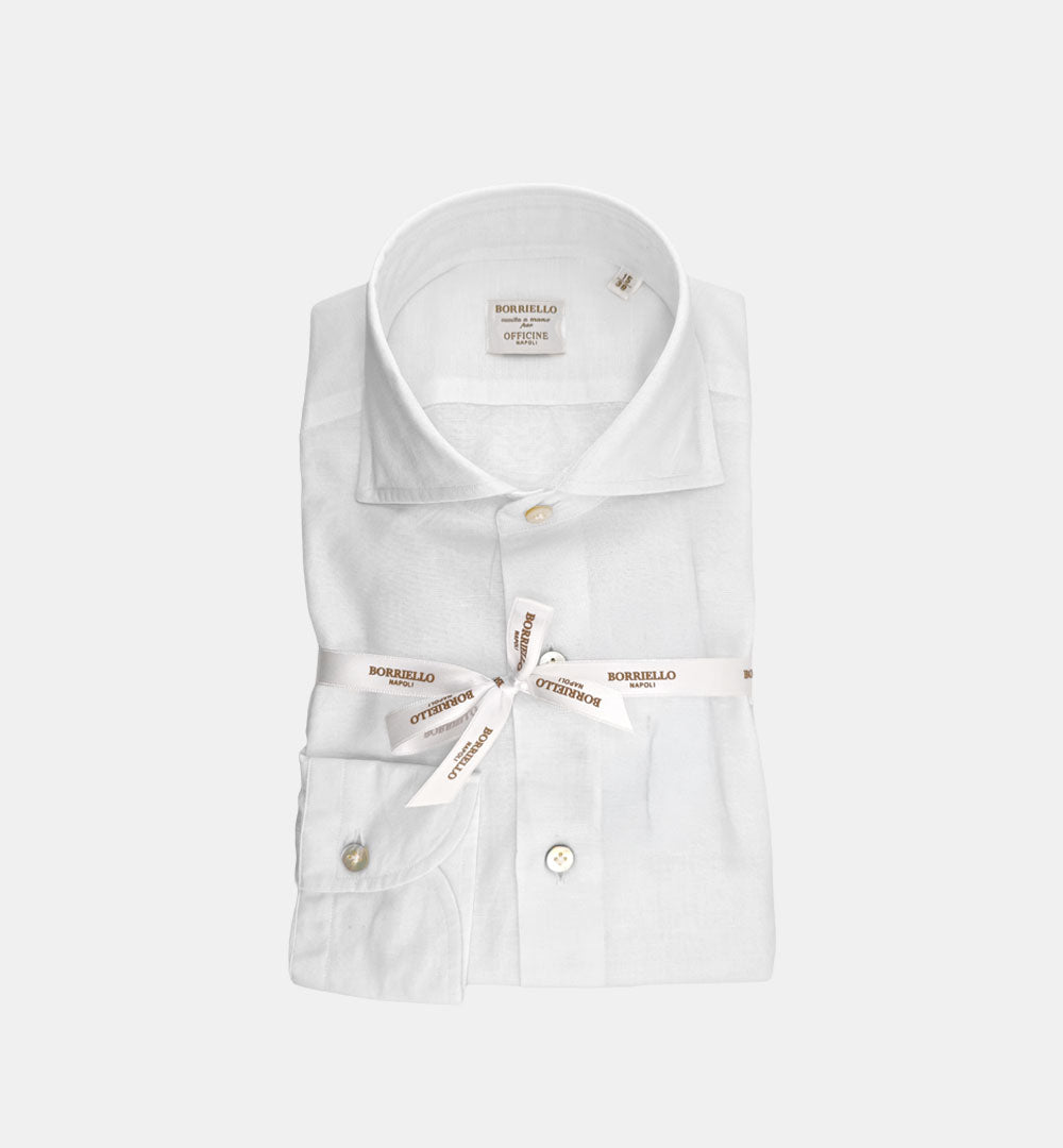 Camicia Borriello uomo 22028 bianca 22028 1 BORRIELLO