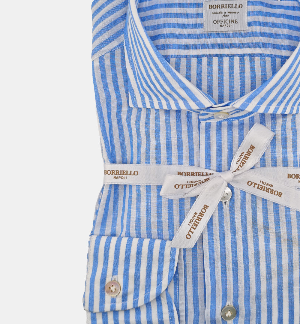Camicia BORRIELLO uomo 22028 Turchese 22028 2 BORRIELLO