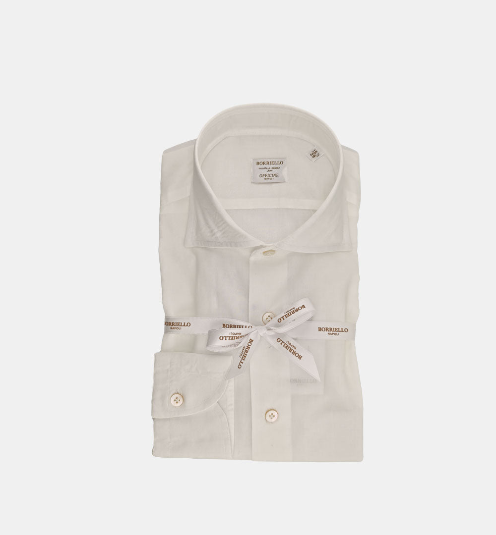 Camicia Borriello uomo 22038 bianca 22038 00 BORRIELLO
