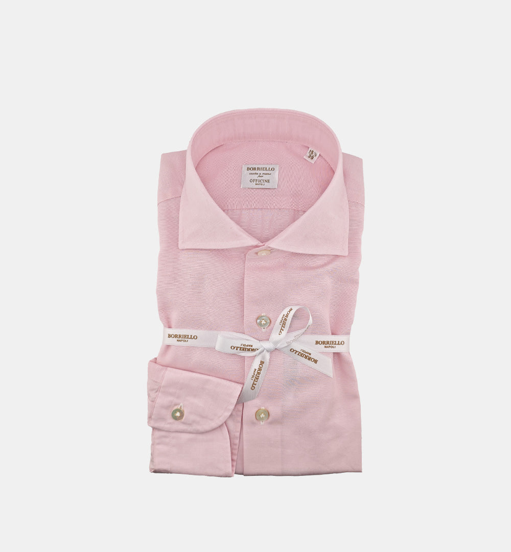 Camicia BORRIELLO uomo 22038 Rosa 22038 3 BORRIELLO