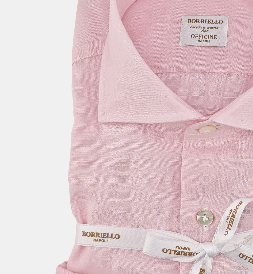 Camicia BORRIELLO uomo 22038 Rosa 22038 3 BORRIELLO