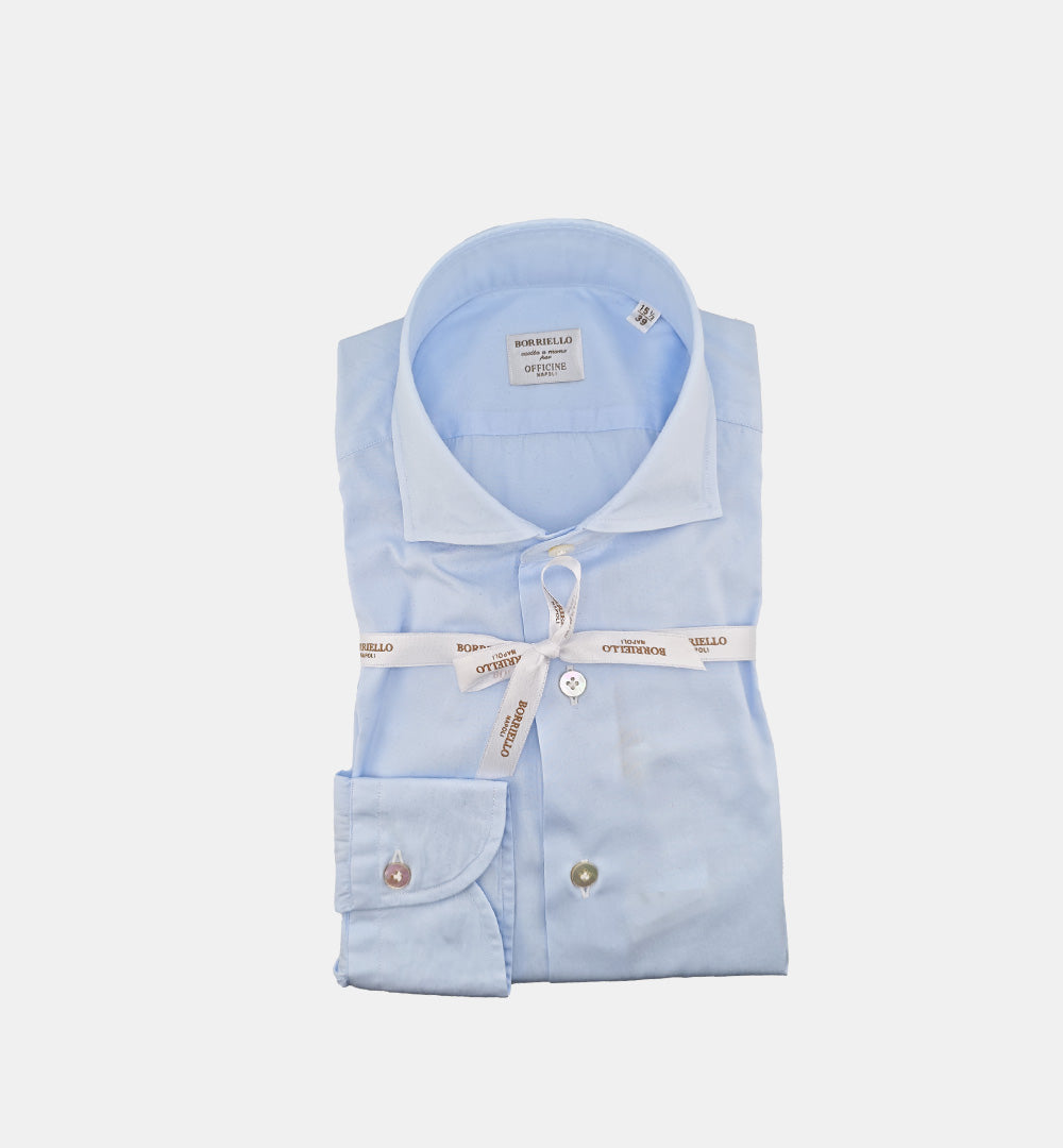 Camicia BORRIELLO uomo 22059 Celeste 22059 2 BORRIELLO