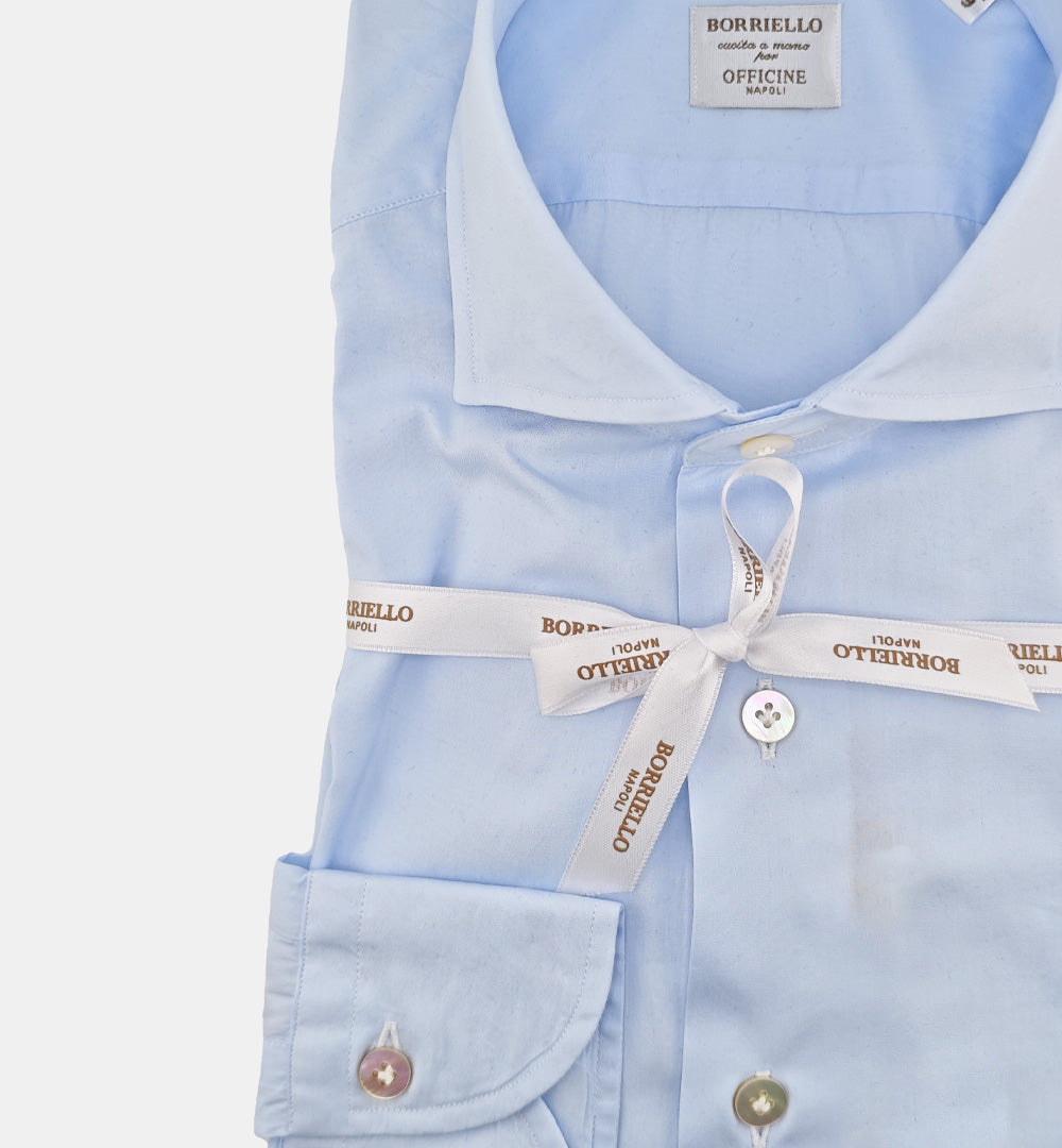 Camicia BORRIELLO uomo 22059 Celeste 22059 2 BORRIELLO