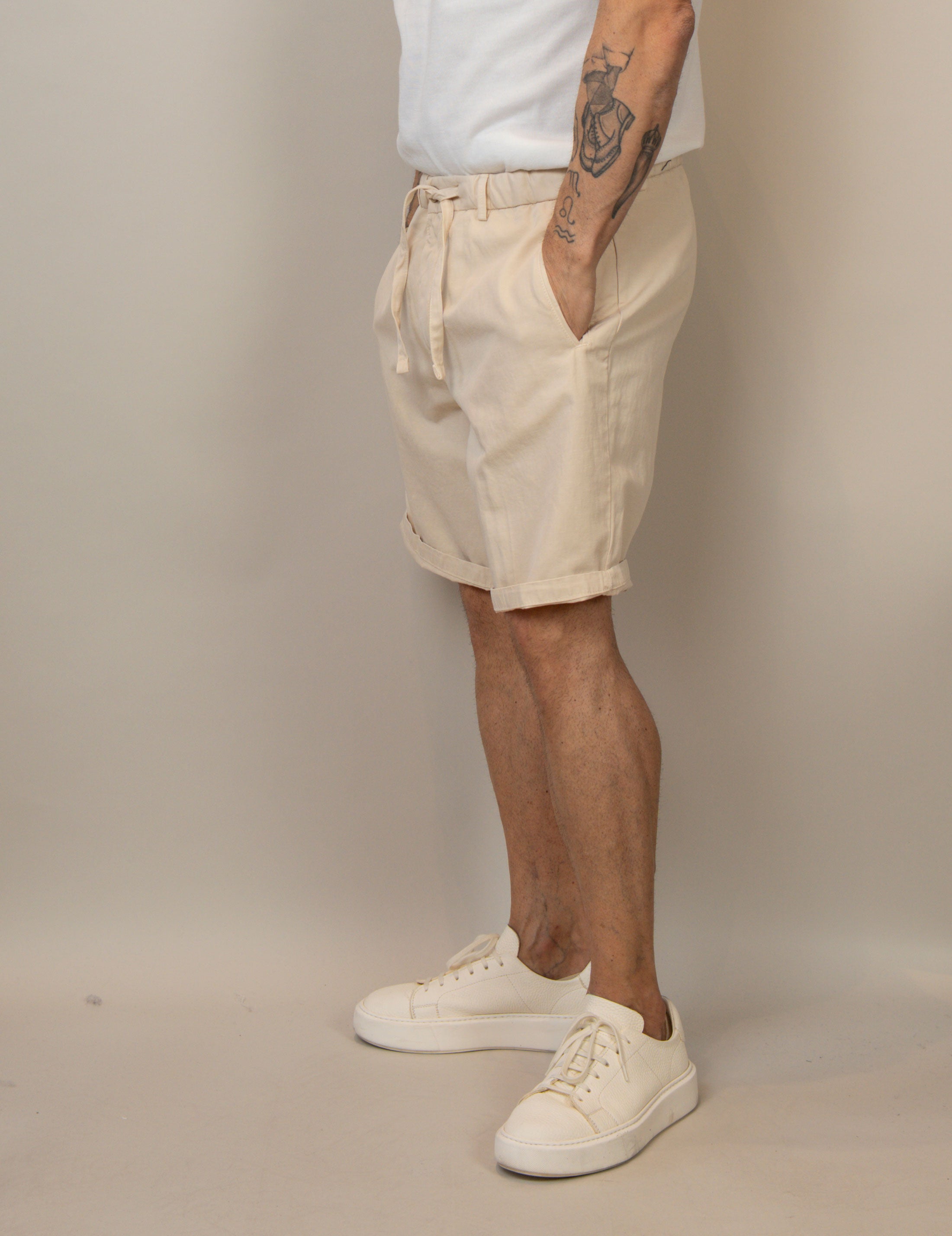 Bermuda Briglia uomo Officined burro OFFICINED 300512 513 BRIGLIA