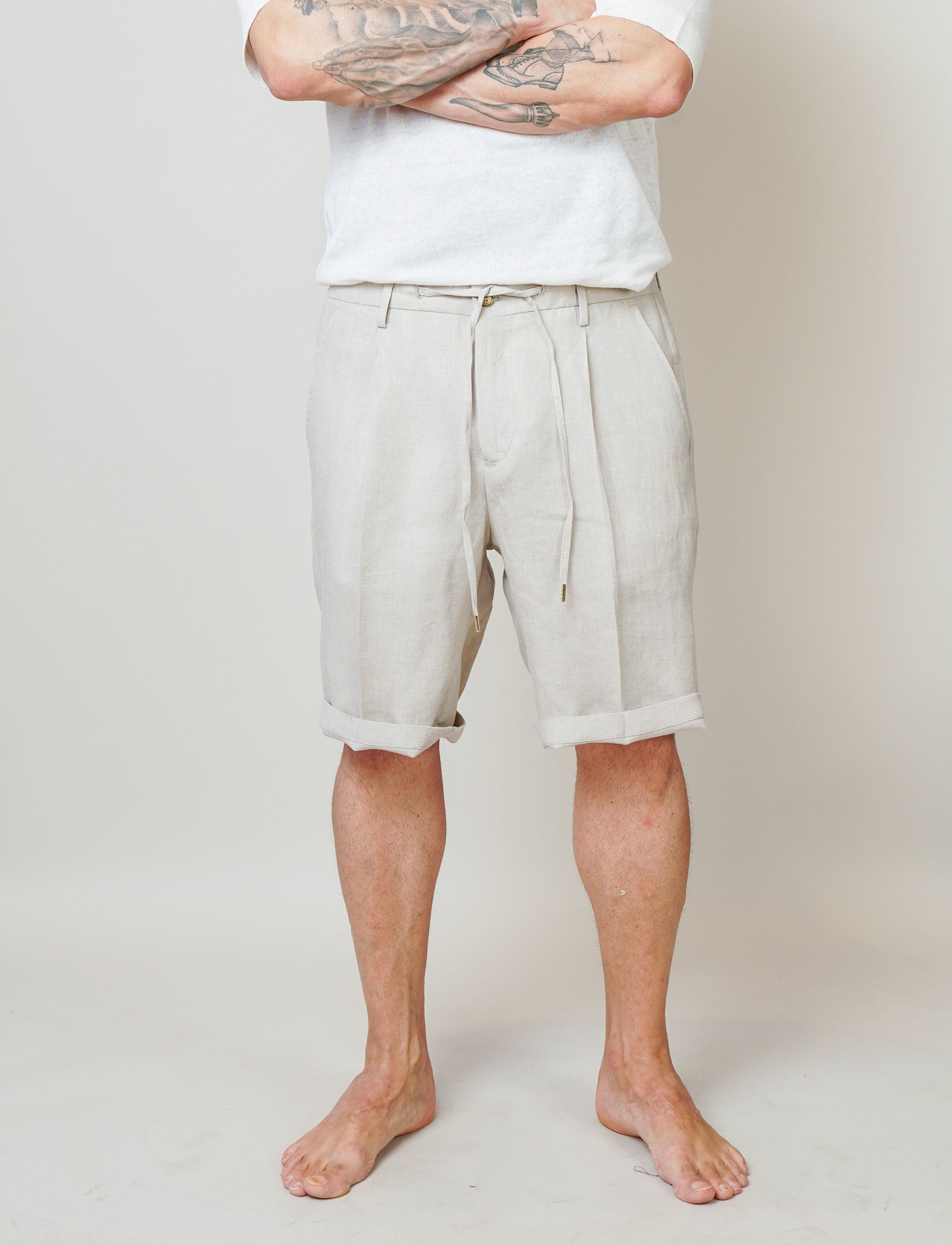 Bermuda Briglia uomo Olbias beige OLBIAS 300117 43 BRIGLIA