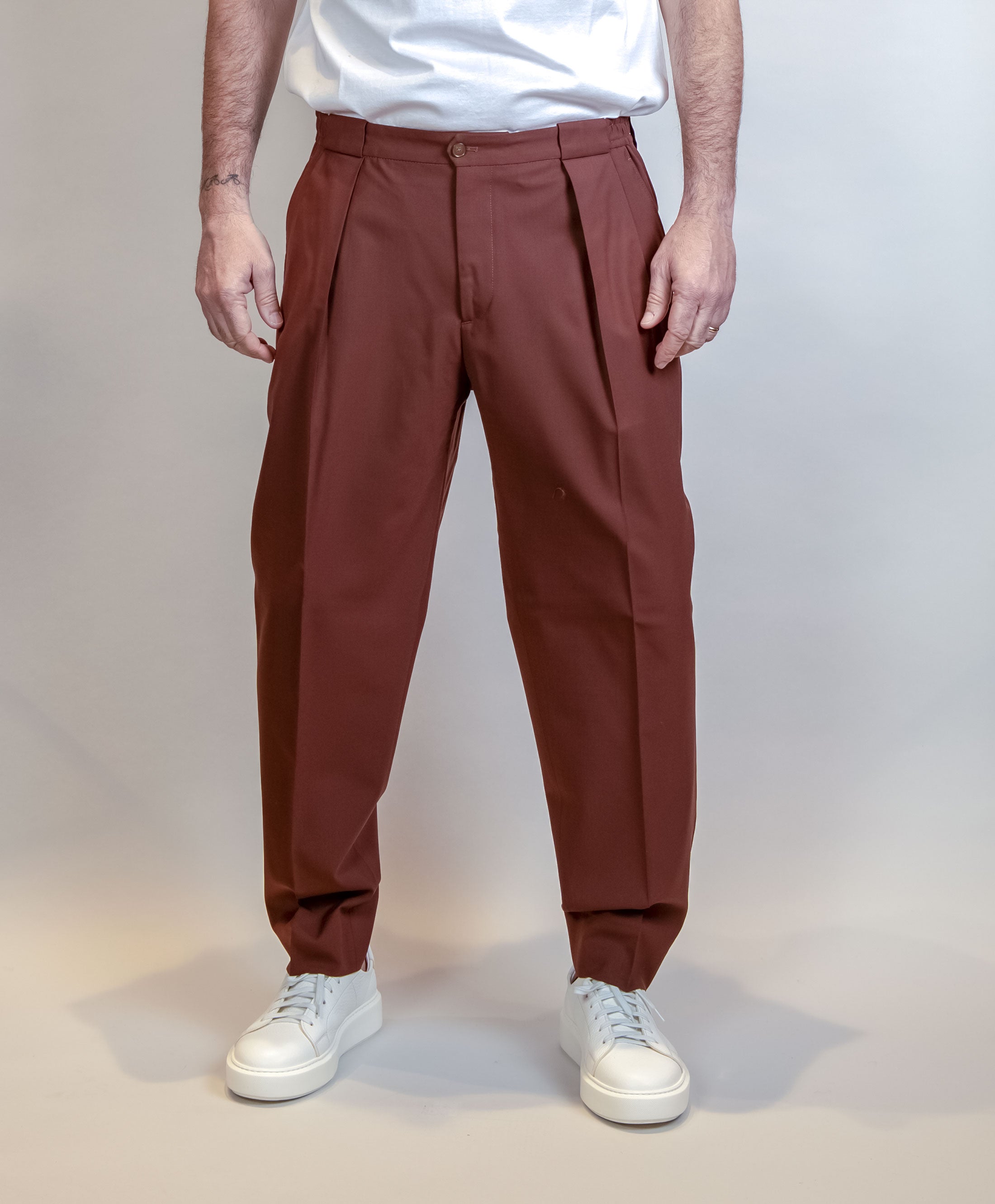 Pantalone BRIGLIA uomo PORTOBELLOS Marrone PORTOBELLOS 300082 0183 BRIGLIA