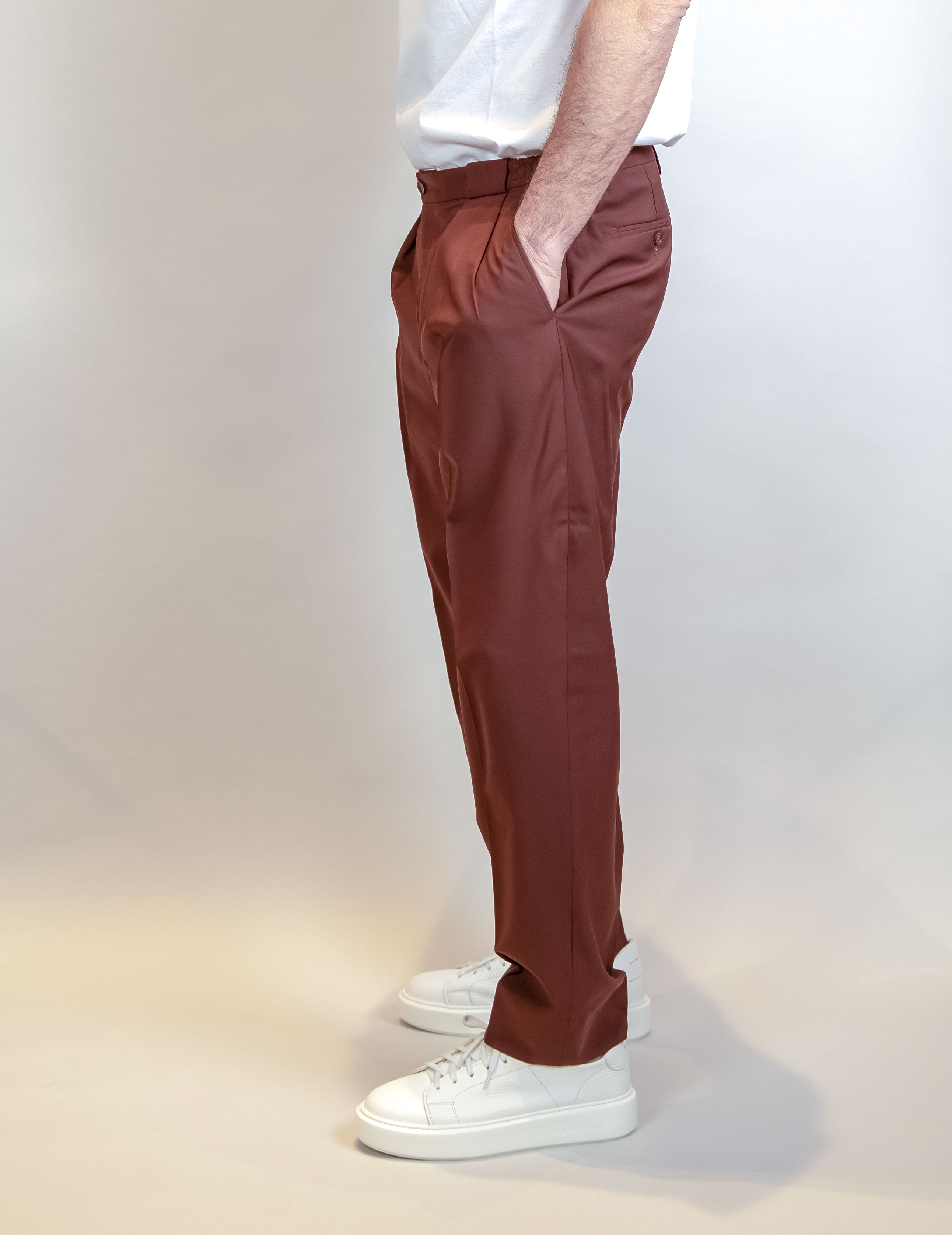 Pantalone BRIGLIA uomo PORTOBELLOS Marrone PORTOBELLOS 300082 0183 BRIGLIA