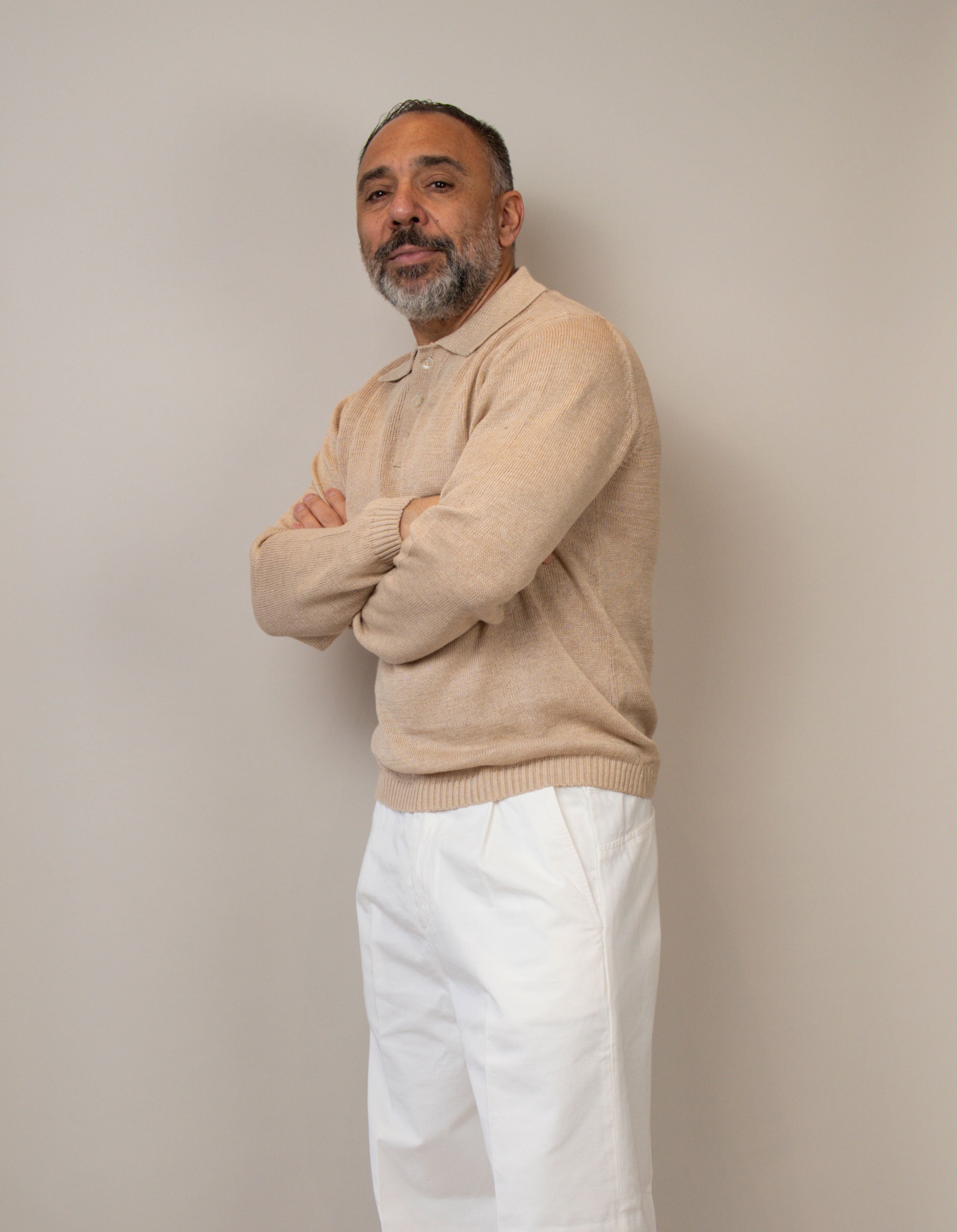 Polo Daniele Fiesoli uomo 3082 biscotto POLO 3082 036 DANIELE FIESOLI
