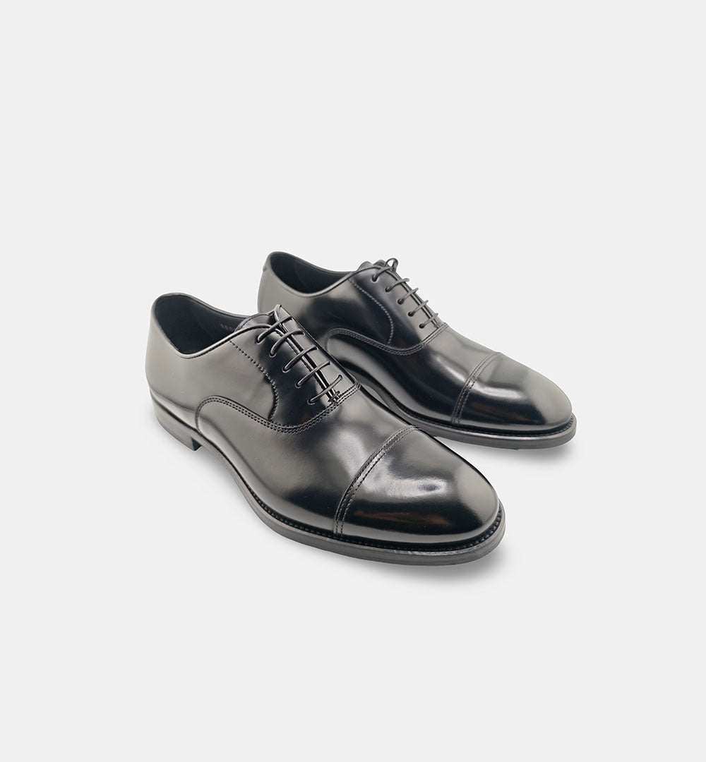 Oxford Doucal's uomo 1002 nera <BR/> 1002 N00 SPAZZOLATO DOUCAL'S