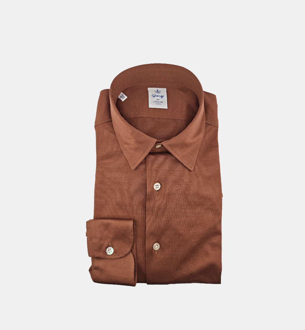 Camicia Giangi uomo 5700 mattone 5700 2995S GIANGI