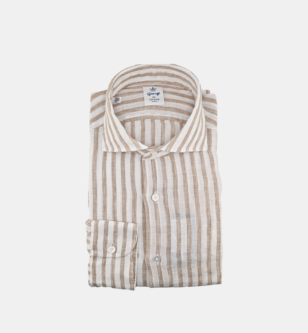 Camicia Giangi uomo 24073 marrone CAMICIA 2407 9 GIANGI