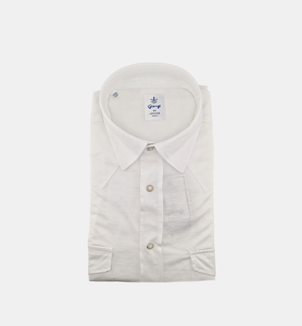 Camicia Giangi uomo Wester bianca WESTER BIANCO GIANGI