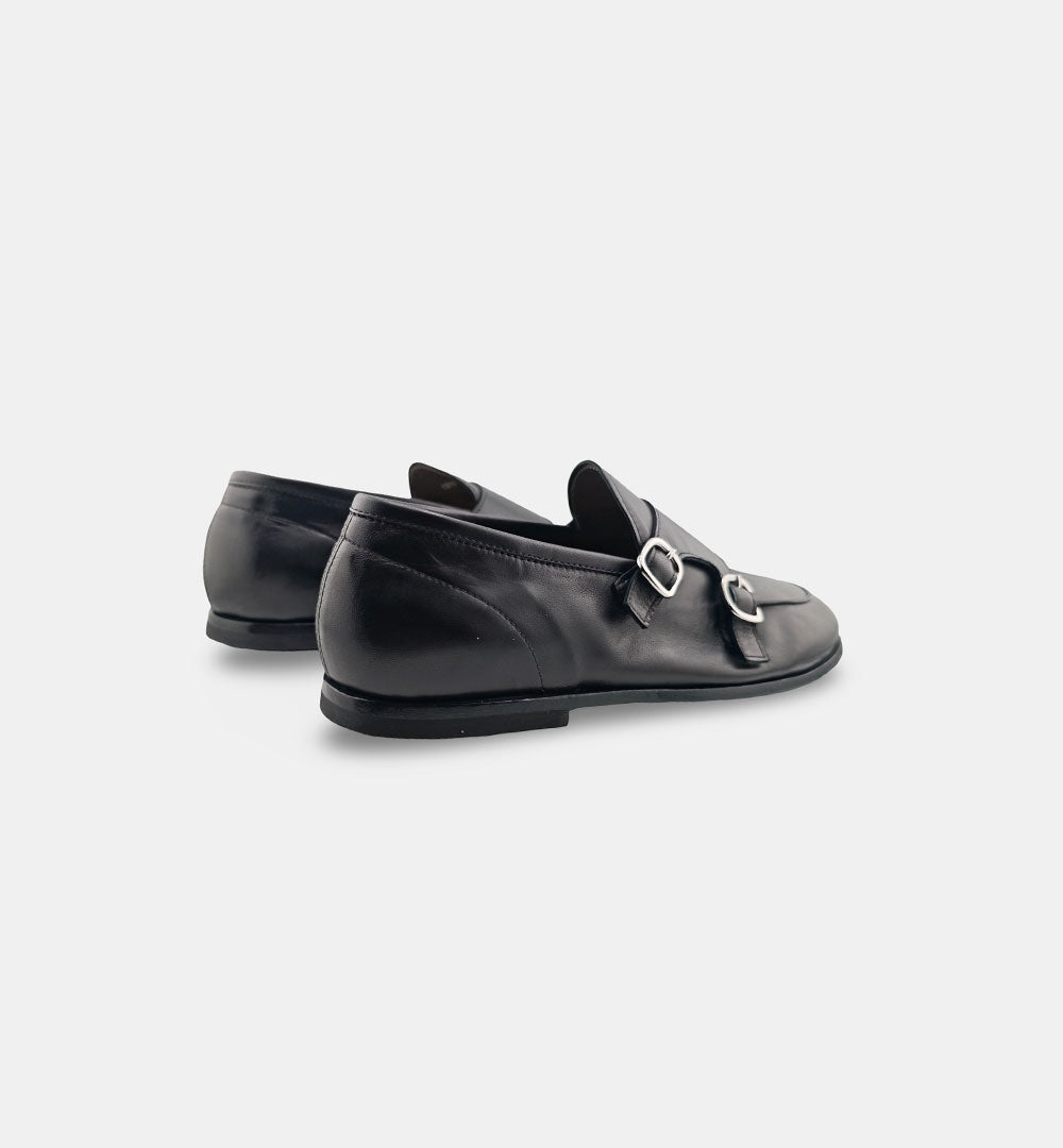 Doppia fibbia Green George uomo 1015 nere 1015 MANAUS GREEN GEORGE