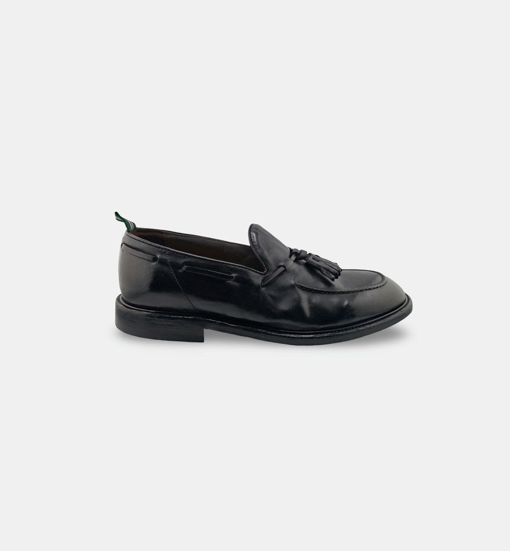 Mocassino GREEN GEORGE uomo 6011 Nero 6011 NAP MAREMMA WASH GREEN GEORGE