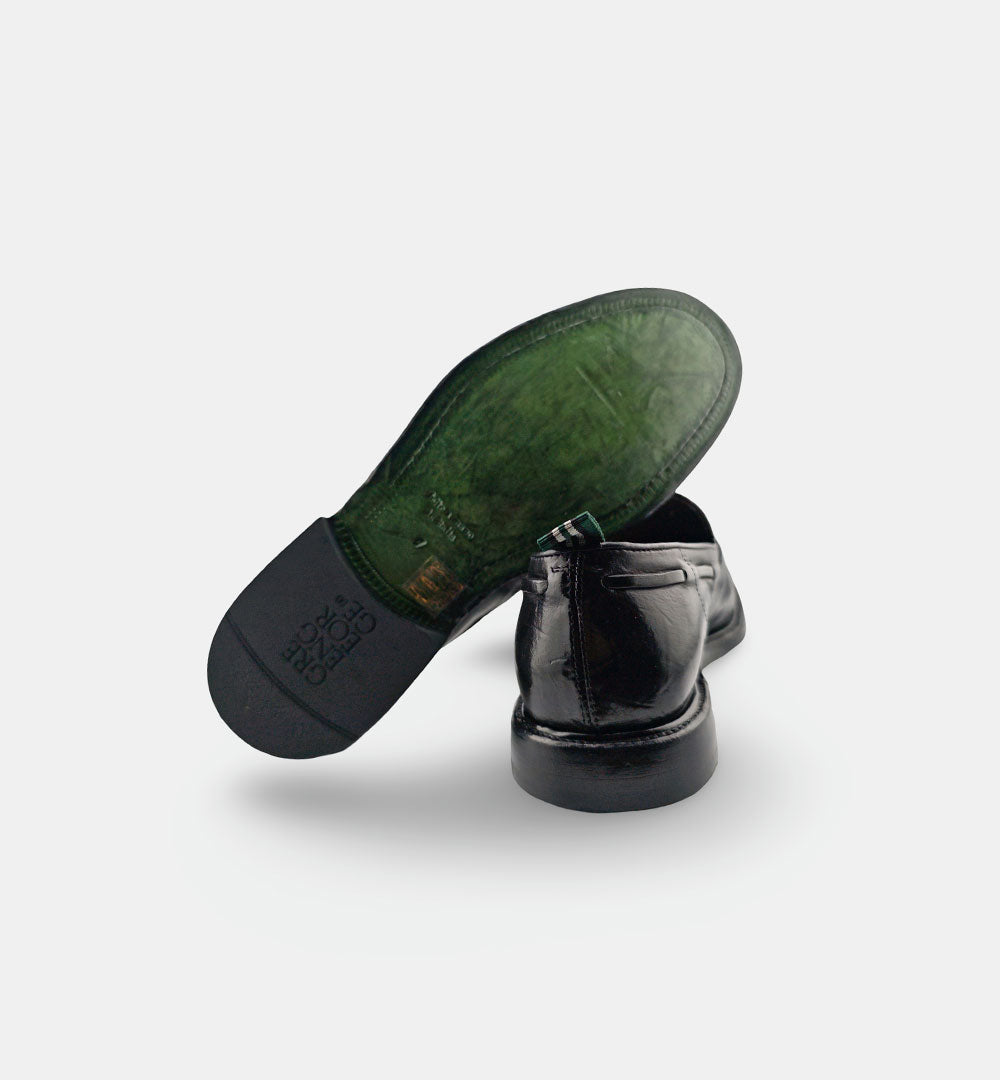 Mocassino GREEN GEORGE uomo 6011 Nero 6011 NAP MAREMMA WASH GREEN GEORGE