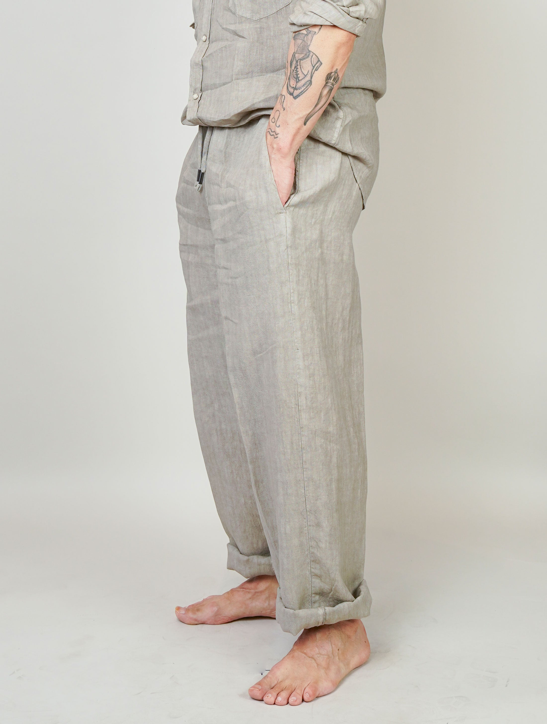 Pantalone Inlinum uomo Pajama fango PAJAMA TROPEA PANTS FANGO INLINUM
