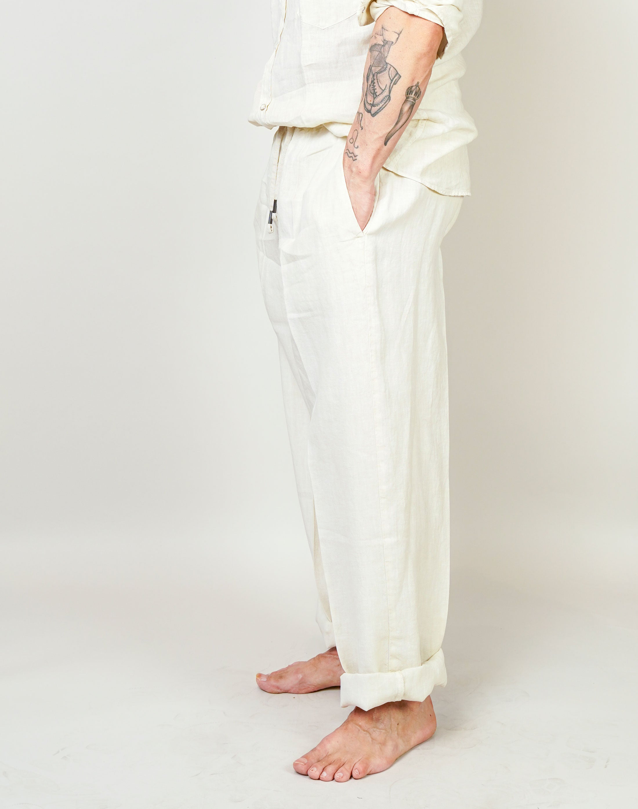 Pantalone Inlinum uomo Pajama tortora PAJAMA TROPEA PANTS TORTORA INLINUM