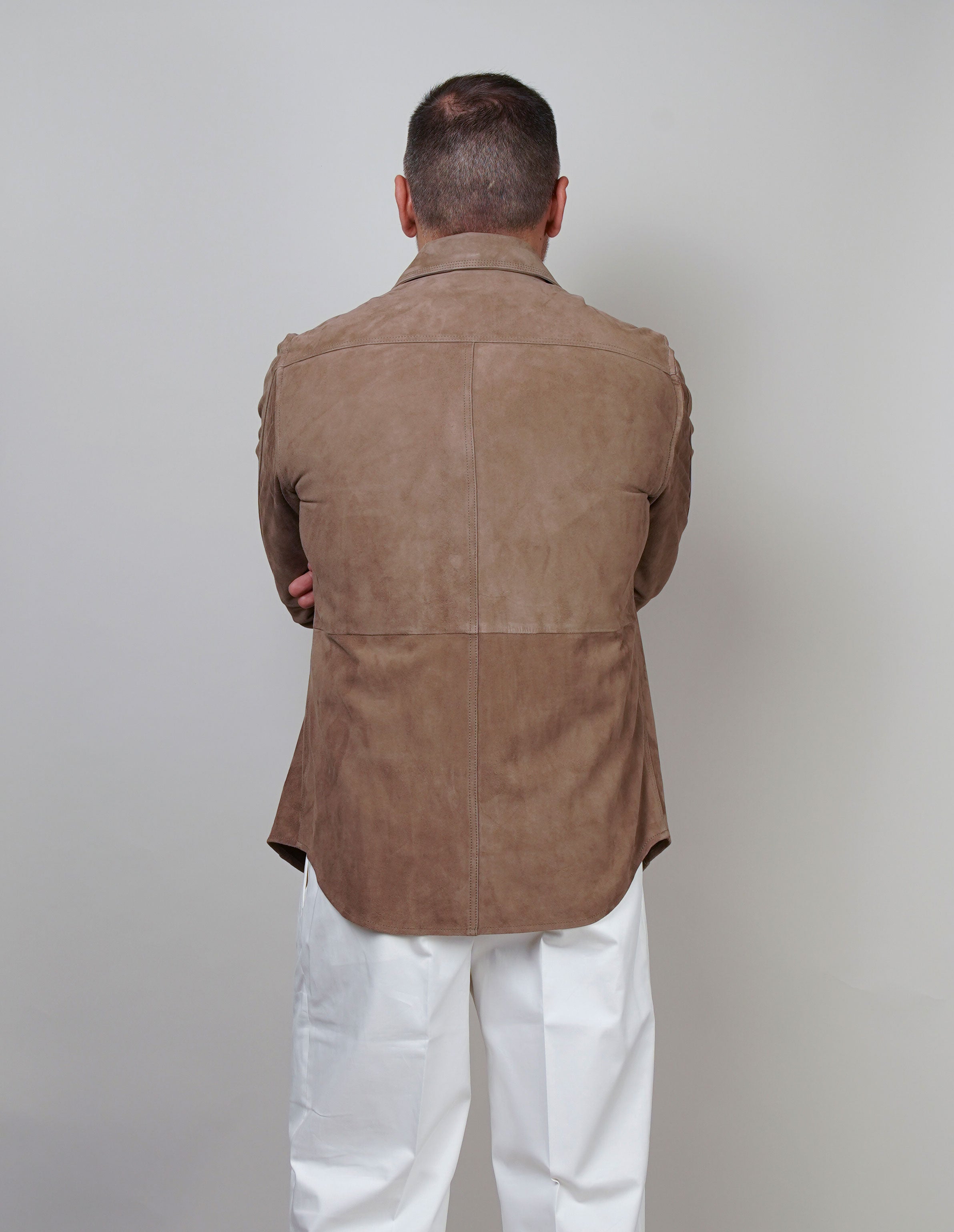 Overshirt Mabrum uomo Iago tortora CAMICIA IAGO S 937624 026 MABRUM