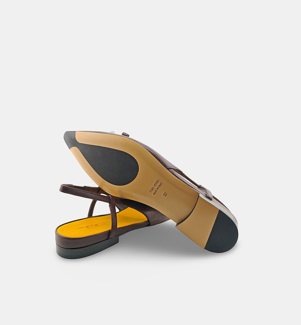 Ballerine Mara Bini donna Z522 Milena caffè Z522 CHANEL.C MARA BINI