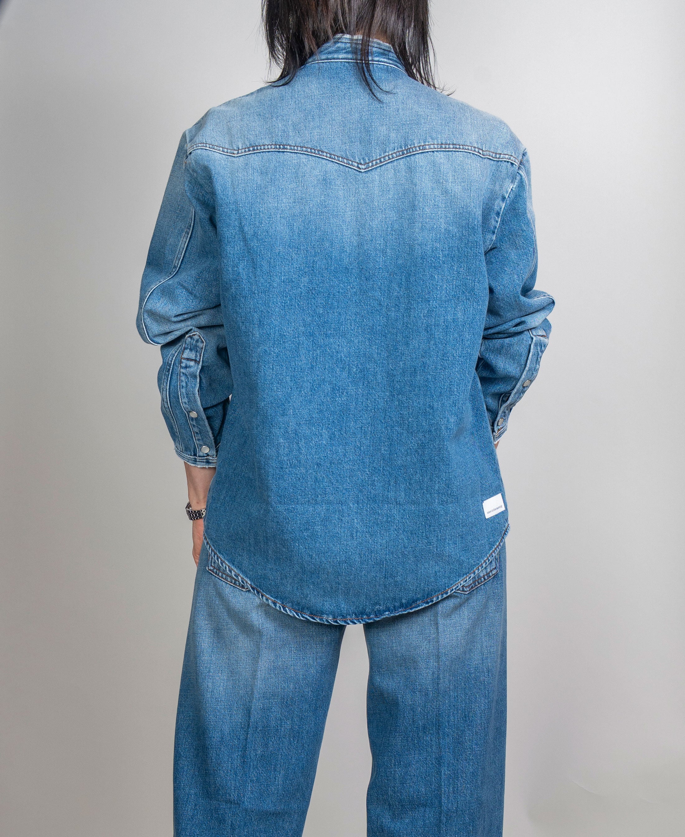 Camicia Nine in the Morning donna Ketty blu KETTY PATCH NINE INTHE MORNING