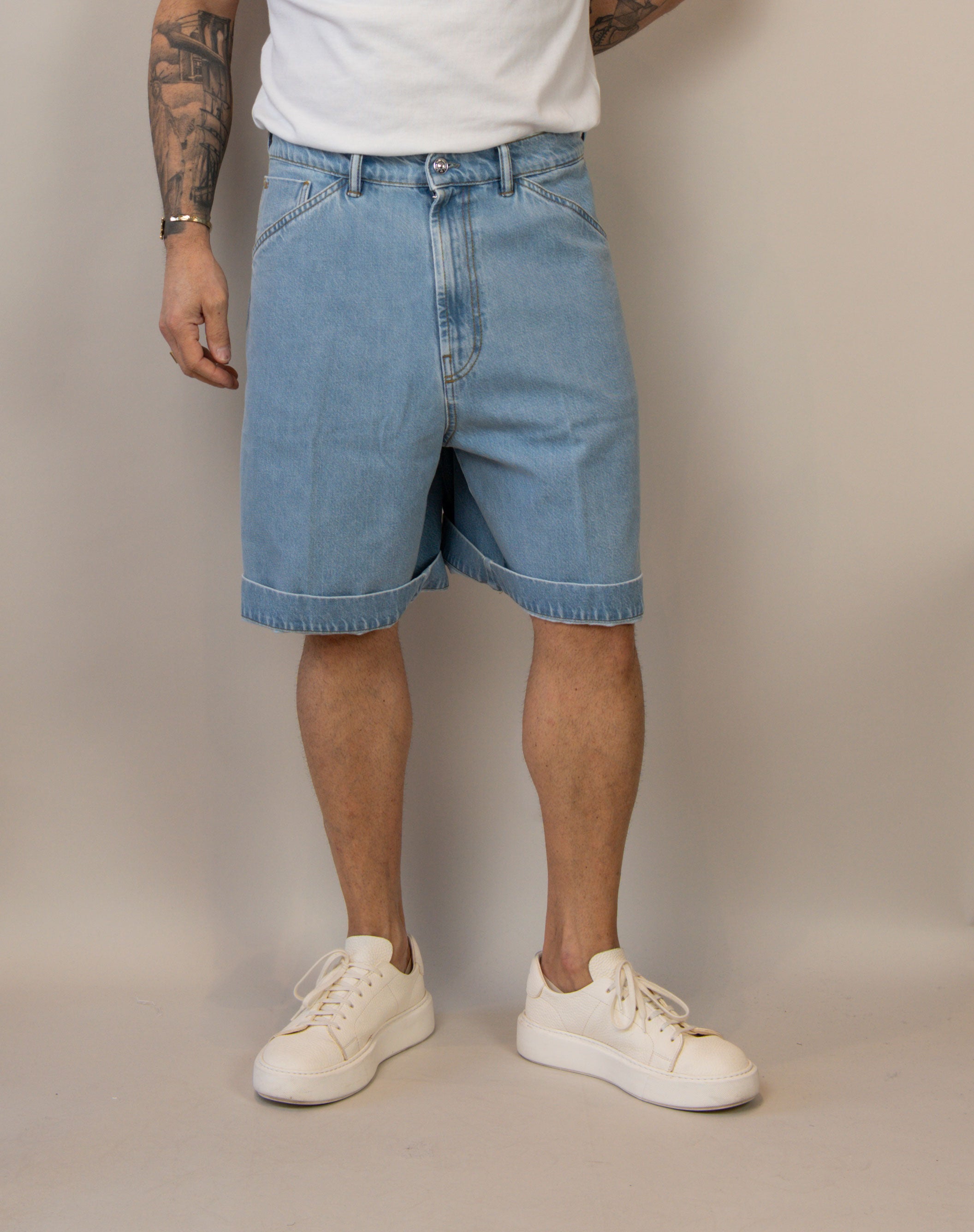 Bermuda Nine in the morning uomo Leo denim LEO 013 AL01 NINE INTHE MORNING