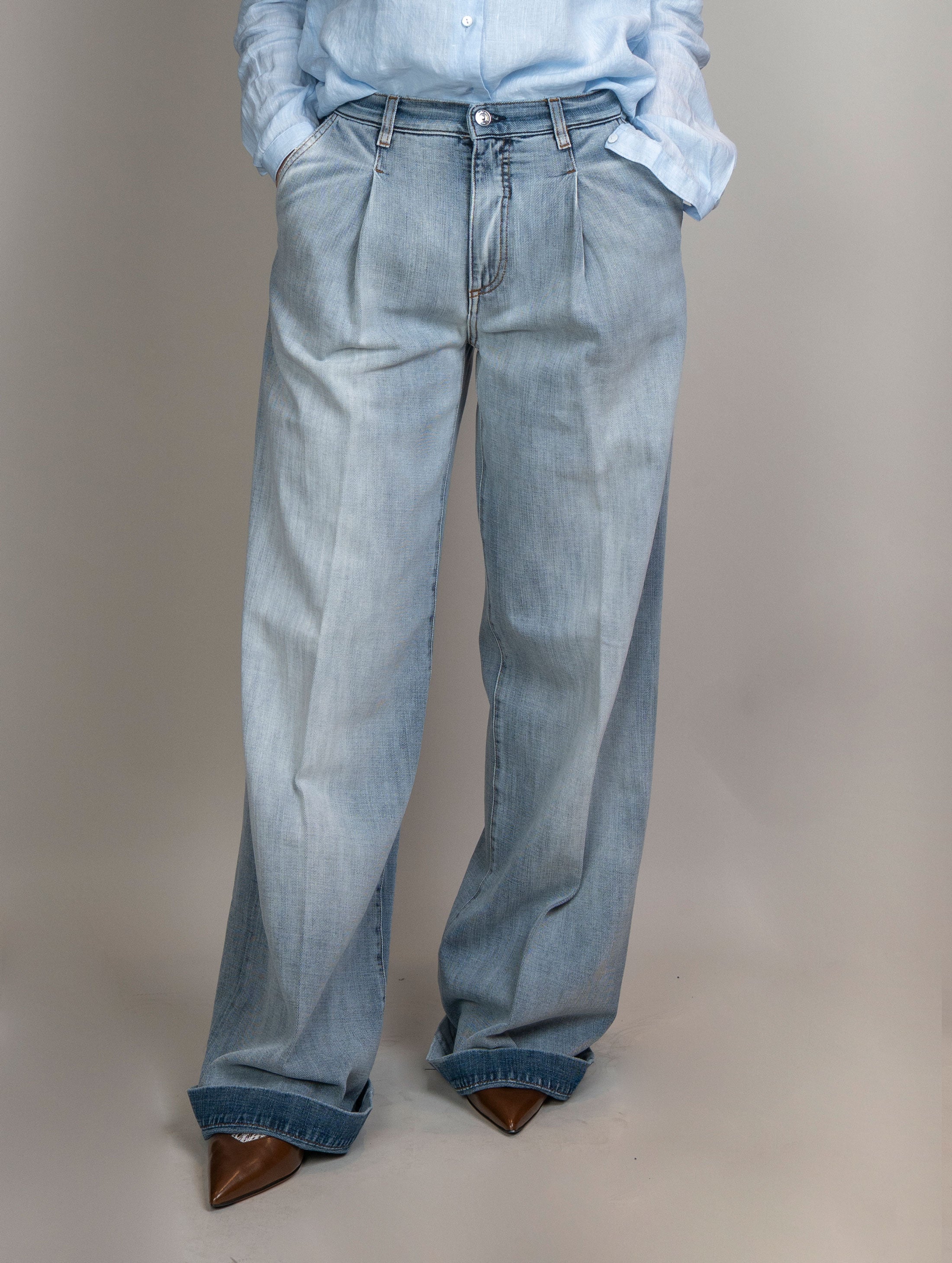 Pantalone Nine in the Morning donna Ottavia denim OTTAVIA DENIM NINE INTHE MORNING