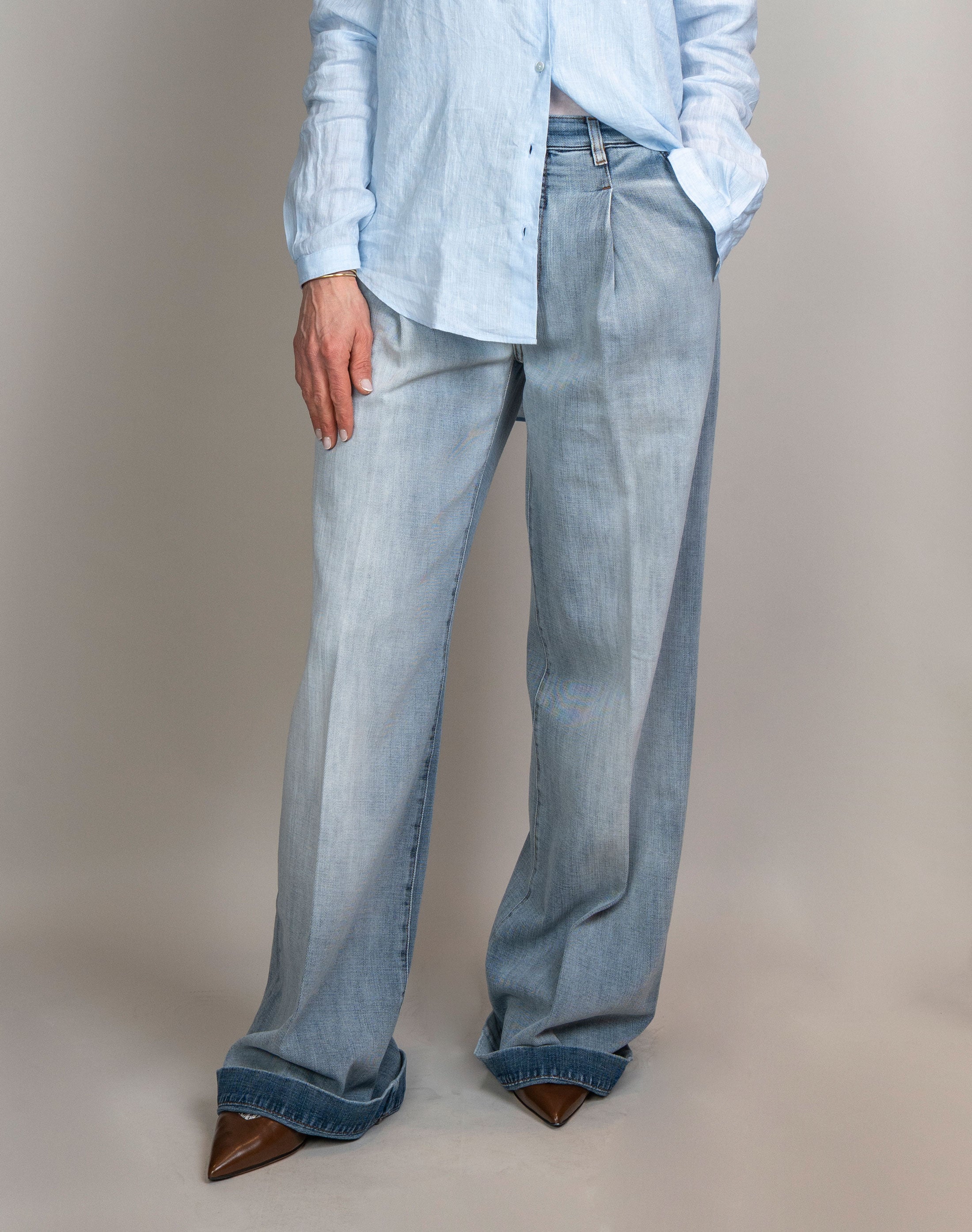 Pantalone Nine in the Morning donna Ottavia denim OTTAVIA DENIM NINE INTHE MORNING