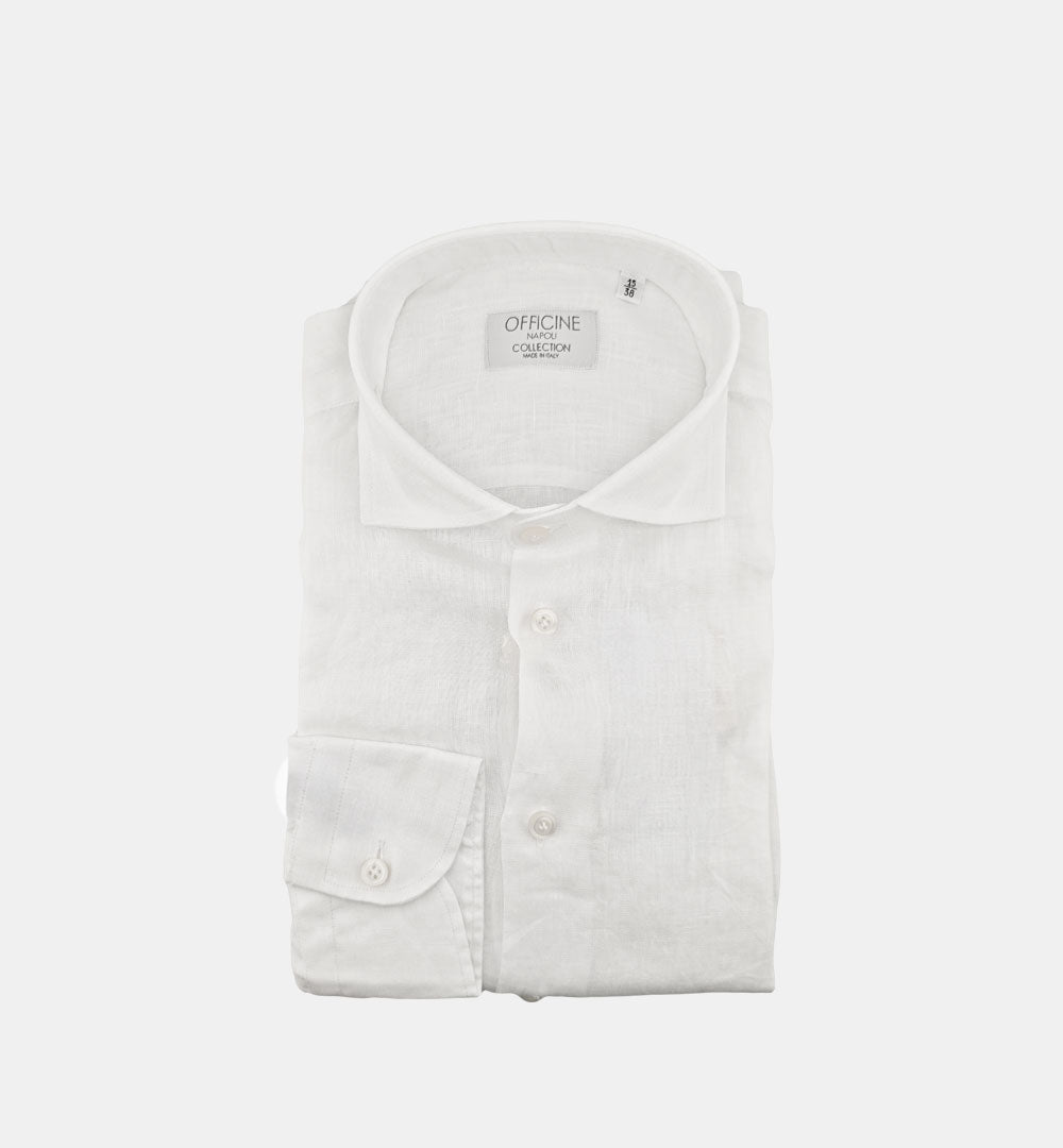 Camicia Officine uomo B47189 bianca CAMICIA B4718 01 OFFICINE