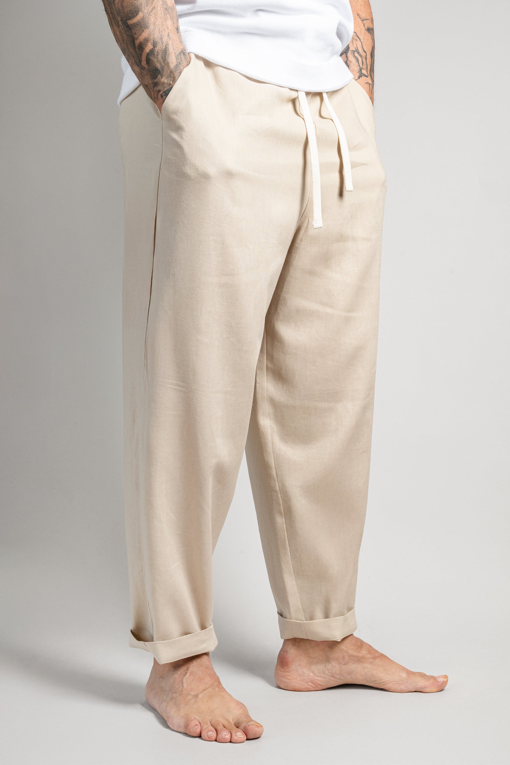 Pantalone OFFICINE uomo JAPAN Beige JAPAN BEIGE OFFICINE