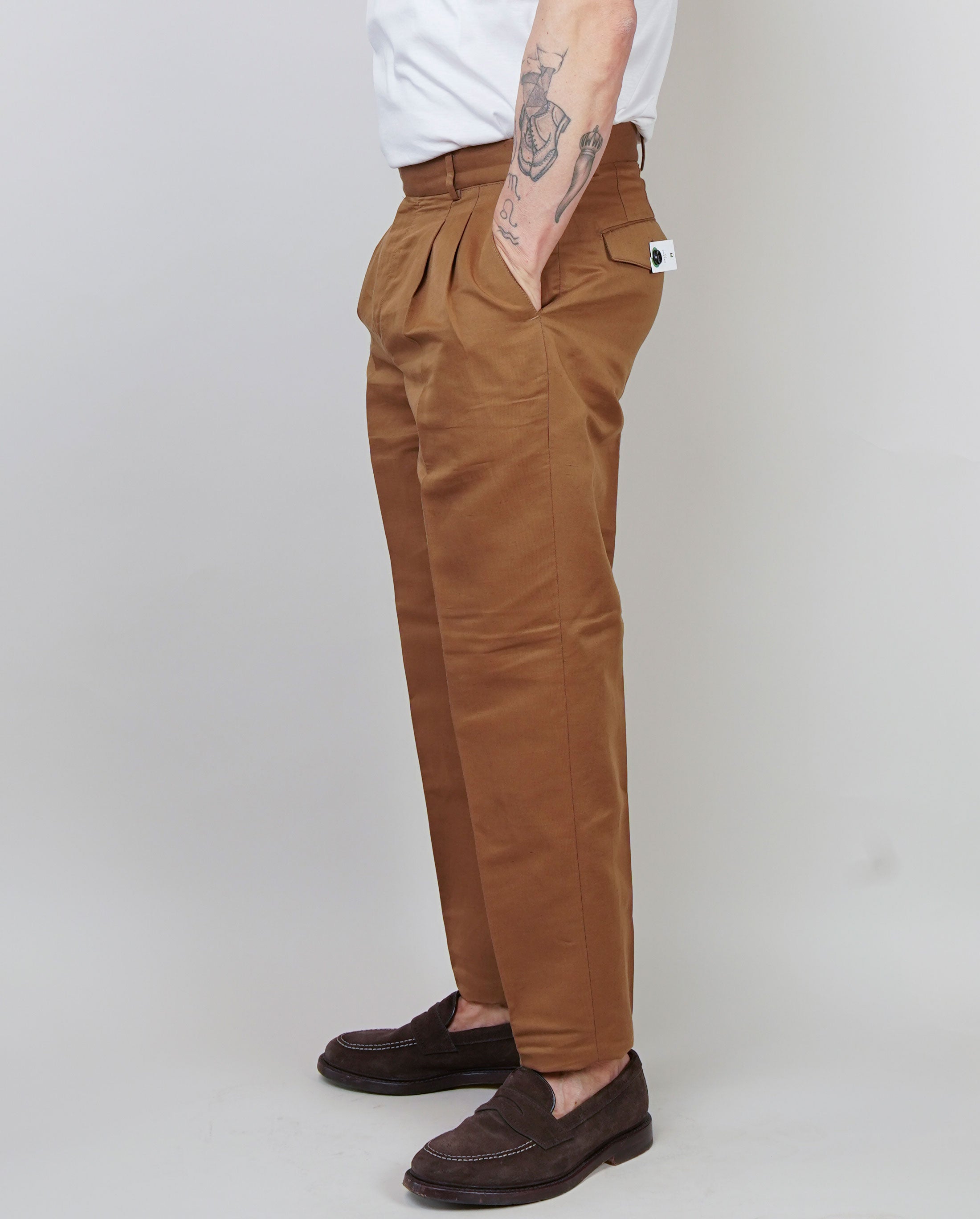 Pantalone PT Torino uomo Carrot tabacco CARROT FIT PU38 0165 PT TORINO