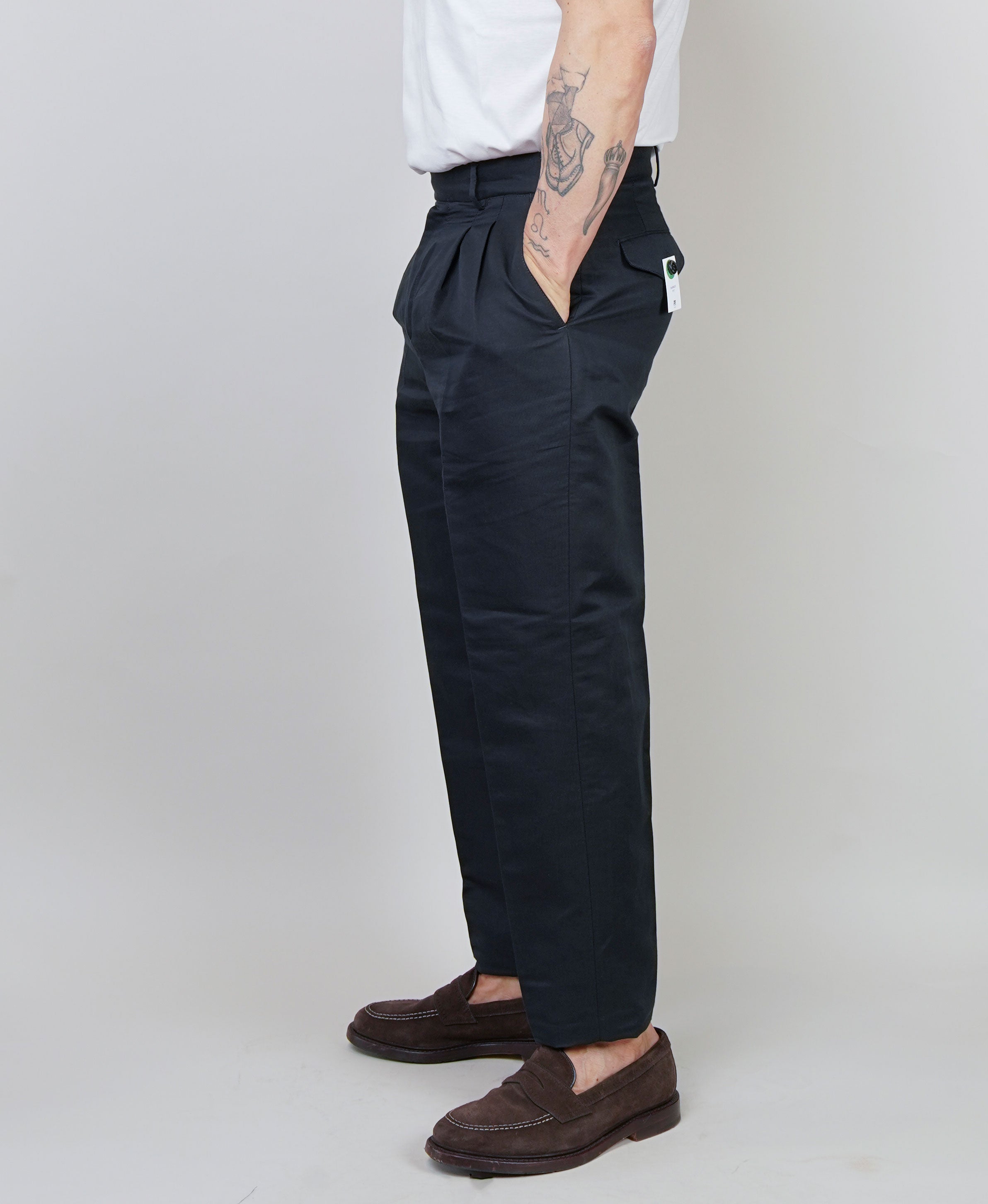 Pantalone PT Torino uomo Carrot nero CARROT FIT PU38 0990 PT TORINO
