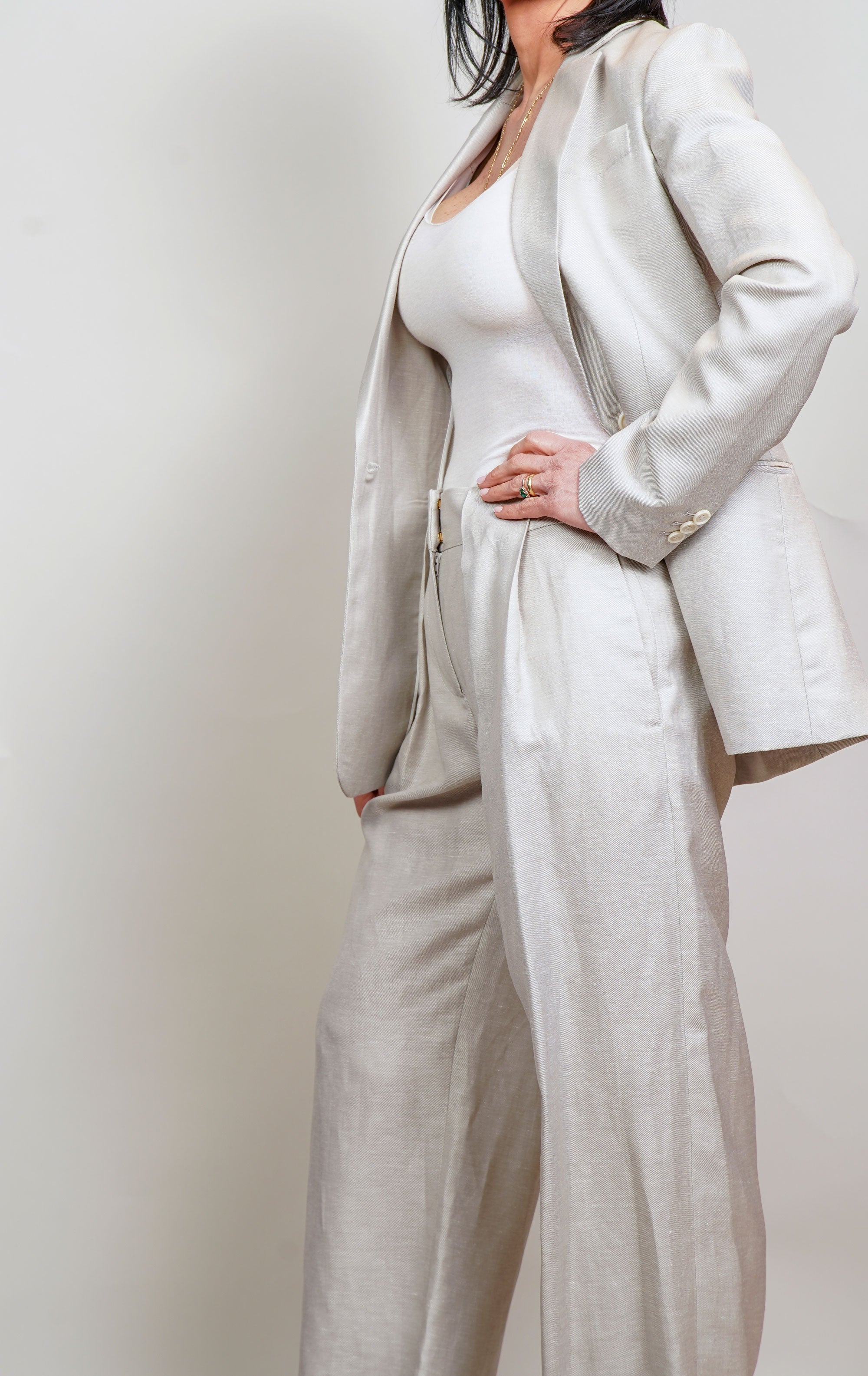 Pantalone Pt Torino donna Nicol ghiaccio NICOL SD81 0020 PT TORINO