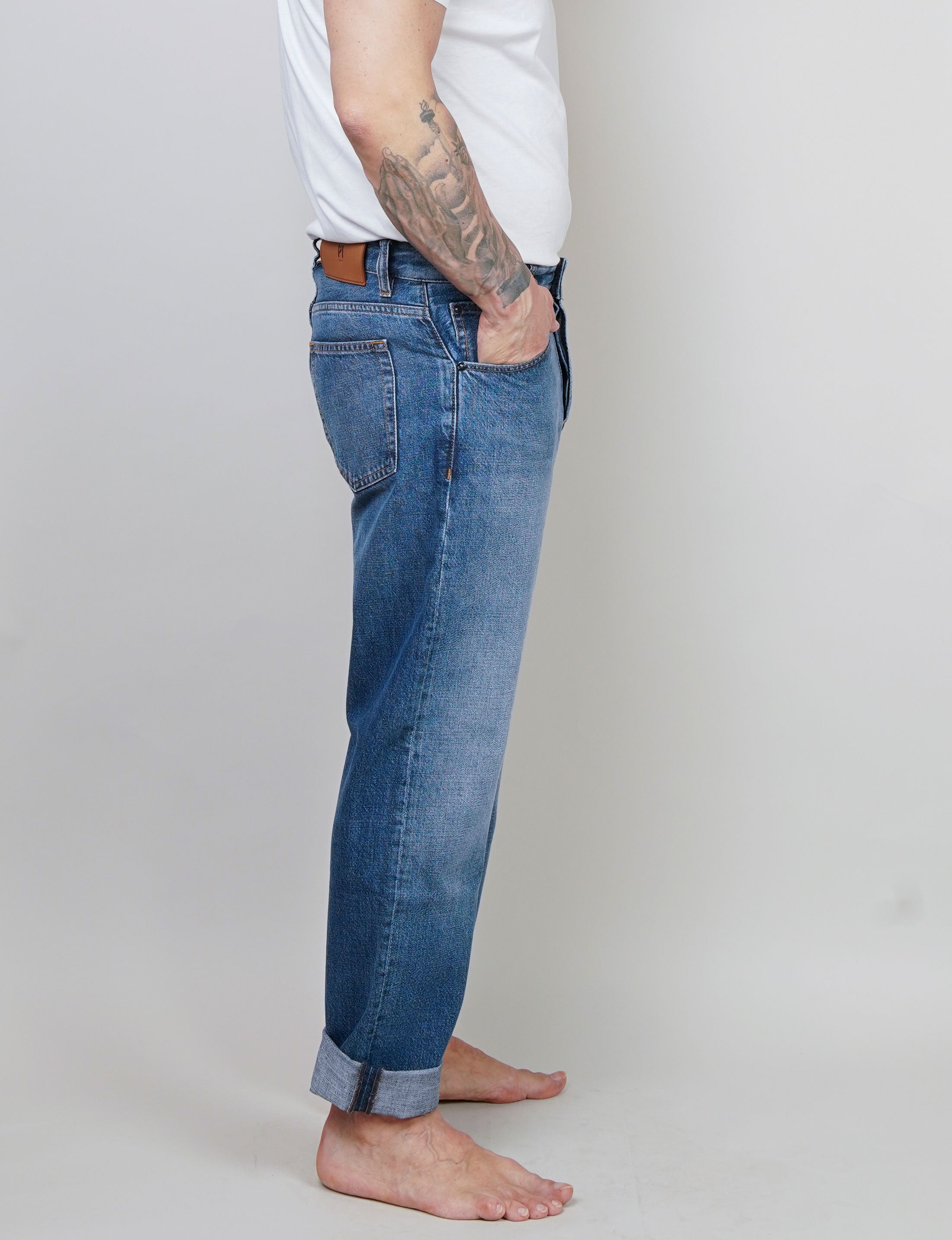Jeans PT Torino uomo Rebel blu medio REBEL RP05B0 OA5110 MI31 PT TORINO