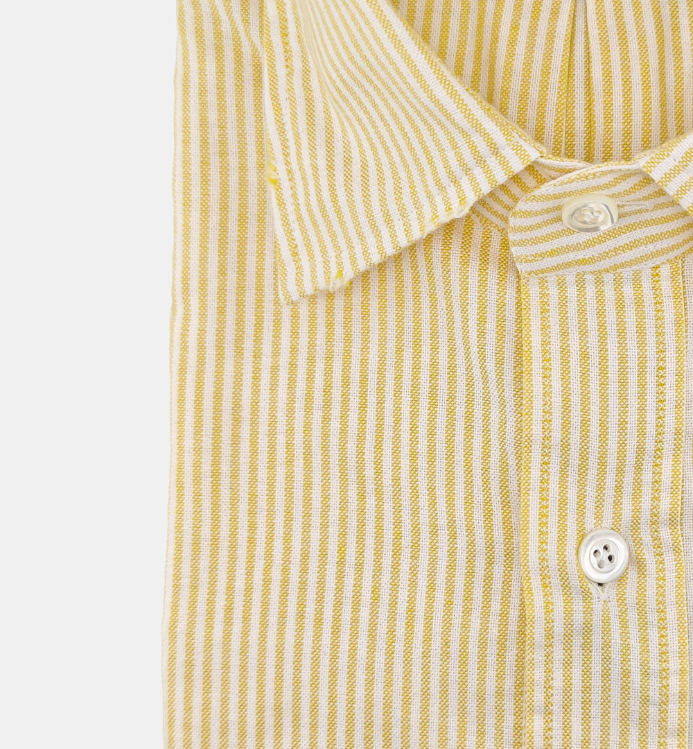 Camicia Sanfort uomo 61212 gialla bianca CAMICIA 61212 2250 3 SANFORT