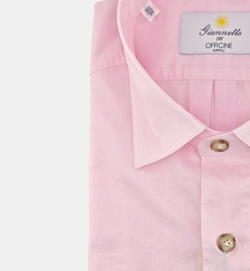Camicia Giannetto Portofino uomo 61130 rosa CAMICIA 61130 2250 47 03 SANFORT