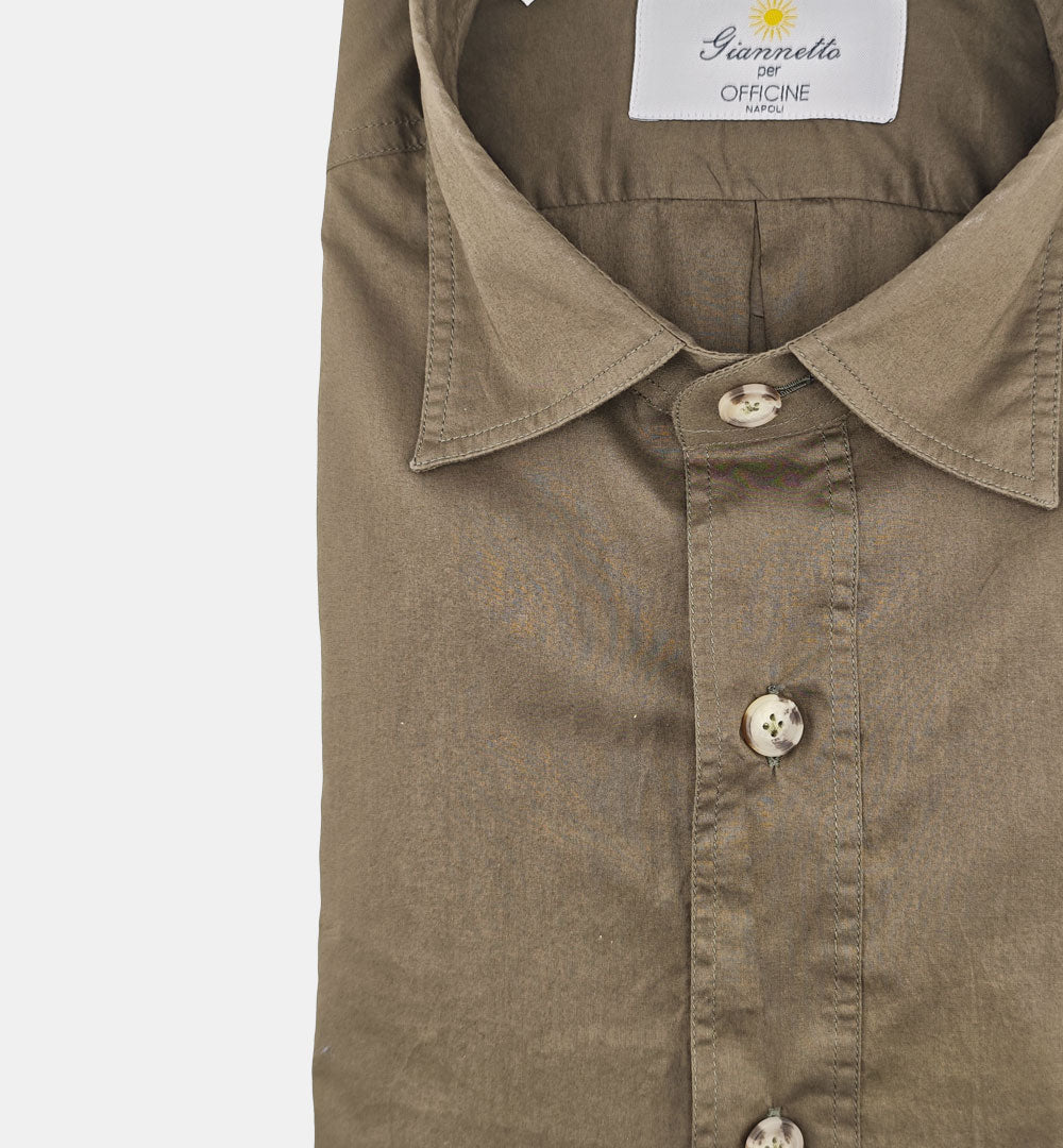 Camicia Giannetto Portofino uomo 61130 testa di moro CAMICIA 61130 2250 47 06 SANFORT