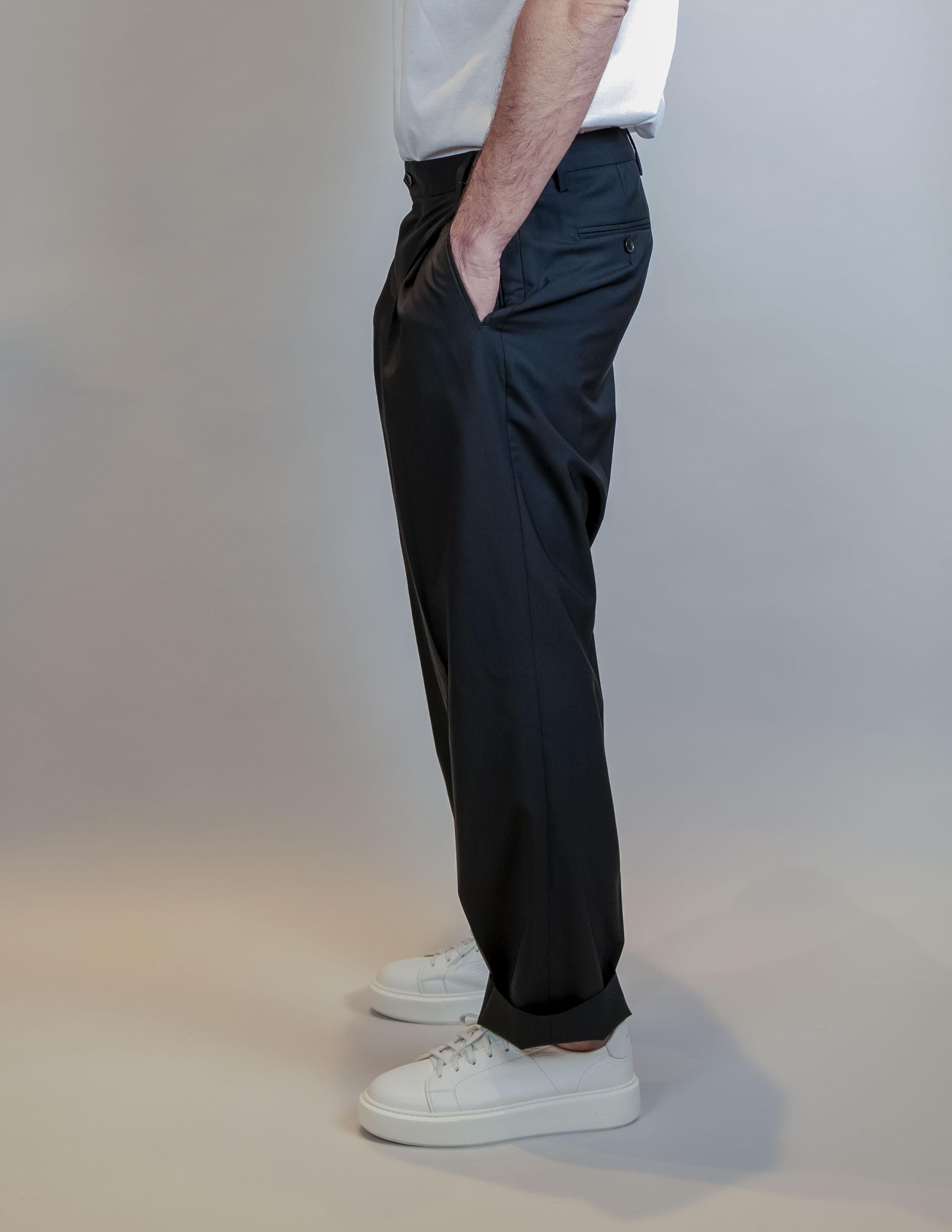 Pantalone BRIGLIA uomo MANHATTANS 30082 Nero<BR/> MANHATTANS 30082 010 BRIGLIA