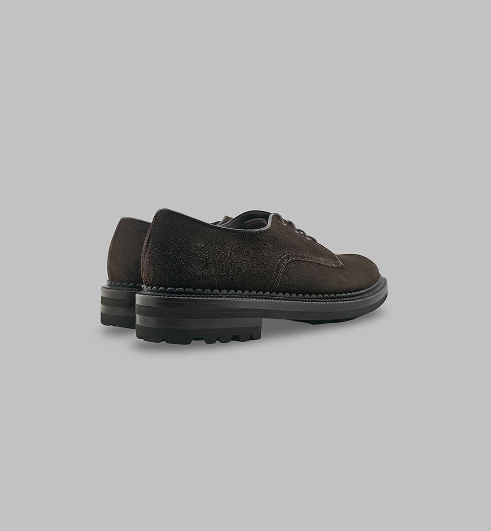 Derby Green George uomo 9019 testa di moro 9019 F. ROCCIA GREEN GEORGE