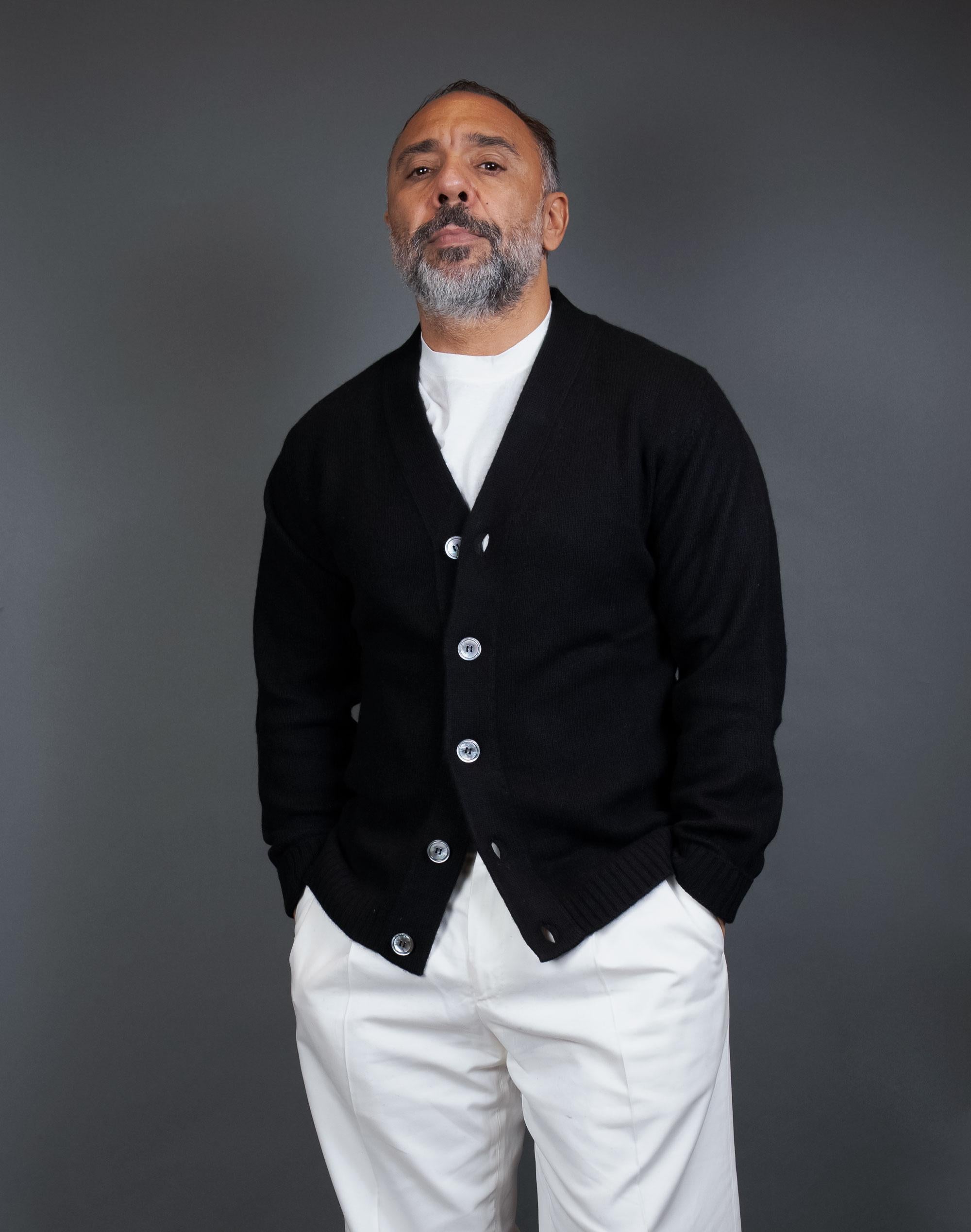 Cardigan DANIELE FIESOLI uomo 3017 Nero 3017 013 NERO DANIELE FIESOLI