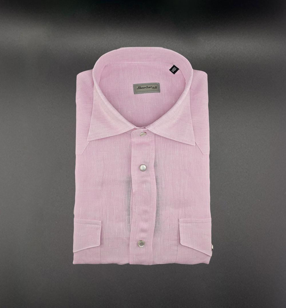 Camicia SARTORIO uomo TEXAS Rosa TEXAS 464212002 SARTORIO