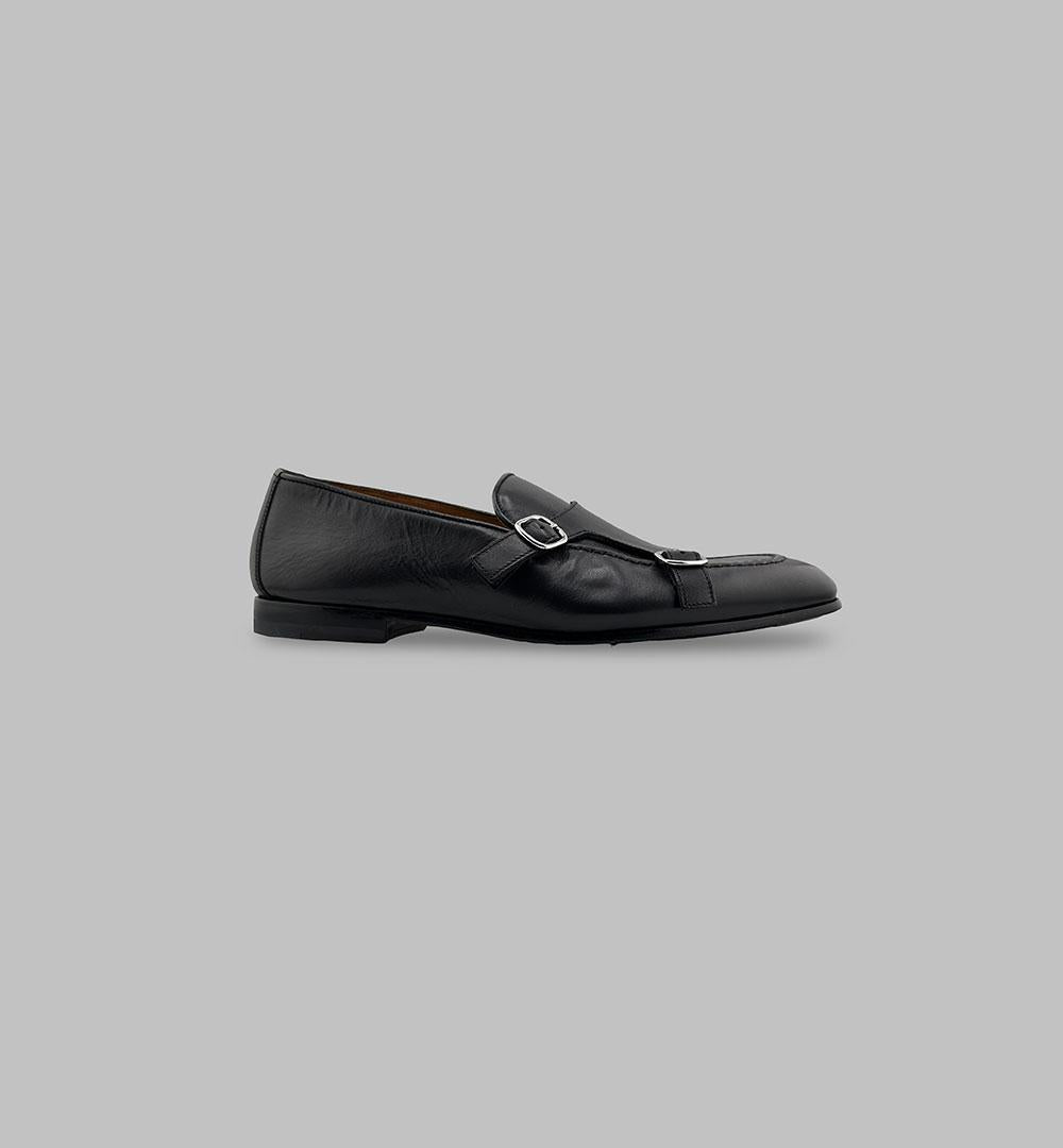 Doppia fibbia Doucal's 3160 ADLER nere<BR/> 3160 ADLER DOUCAL'S