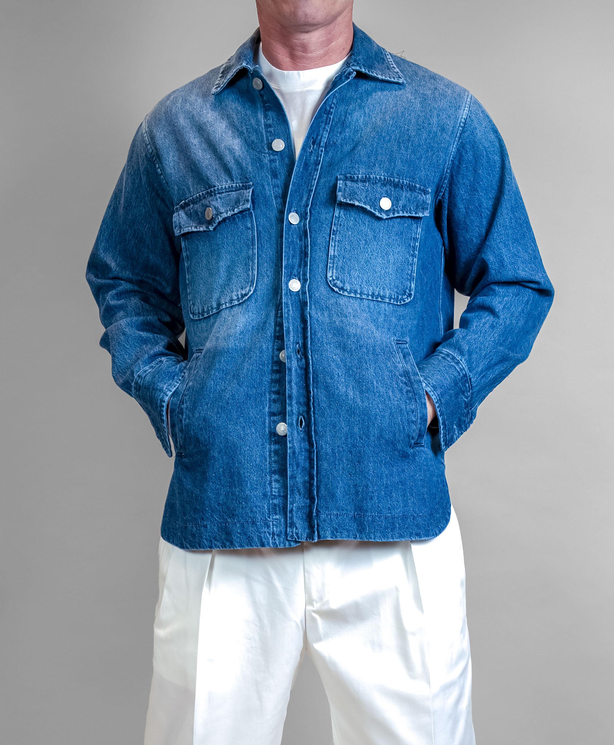 Camicia TINTORIA MATTEI uomo CAMICIA RZAMTO Denim<BR/> CAMICIA RZAMTO UZ1 TINTORIA MATTEI