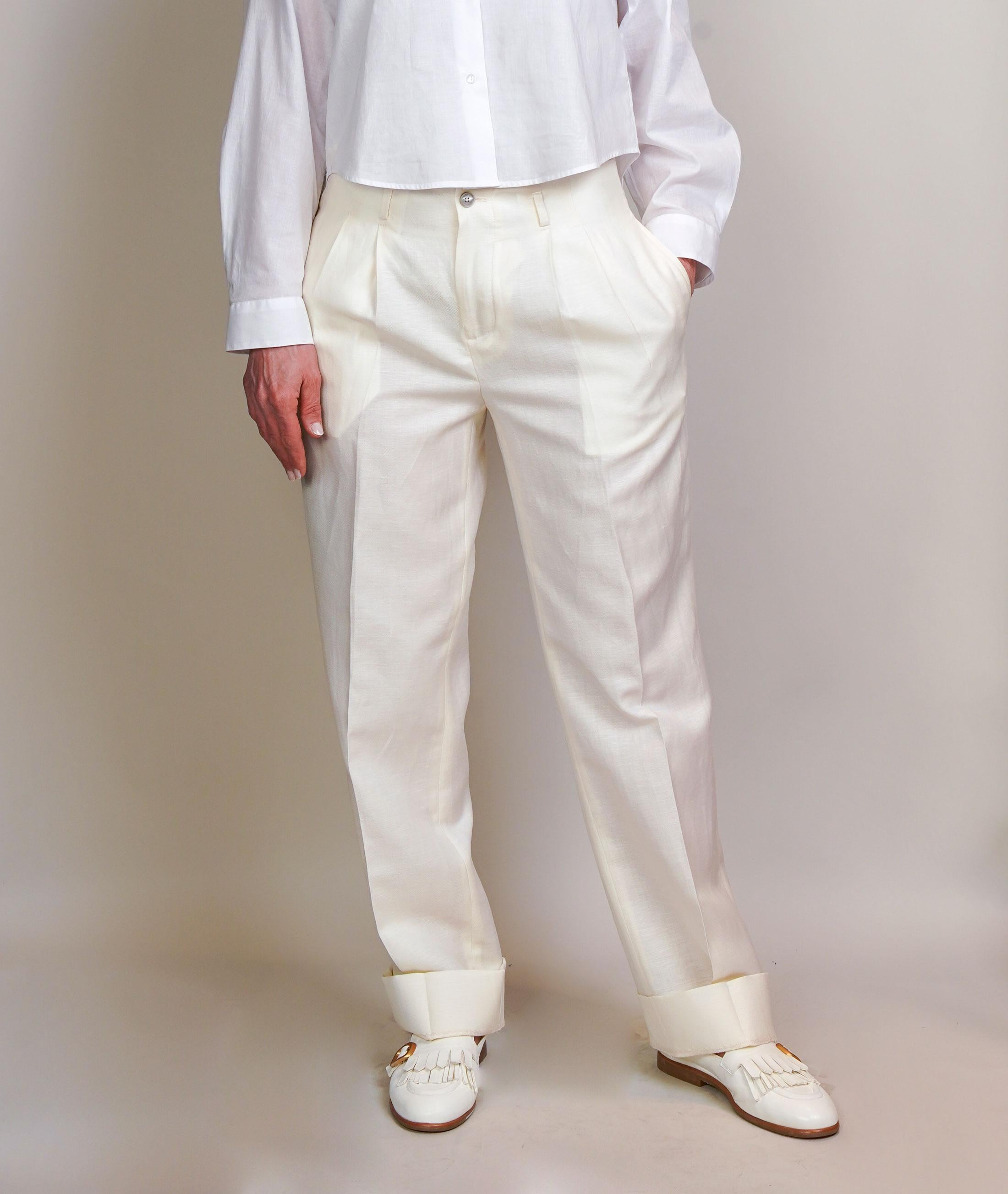Pantalone Briglia donna Villenueve latte VILLENEUVE 0120 BRIGLIA