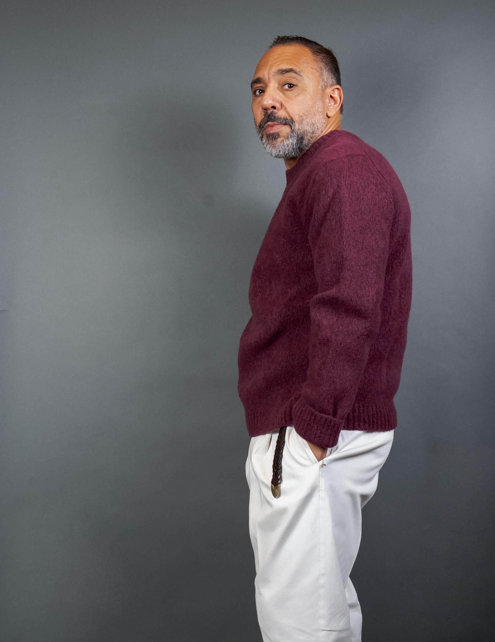 Maglione SETTEFILI CASHMERE uomo RAVEL6H Bordeaux RAVEL6H VE09 BORDO SETTEFILI CASHMERE