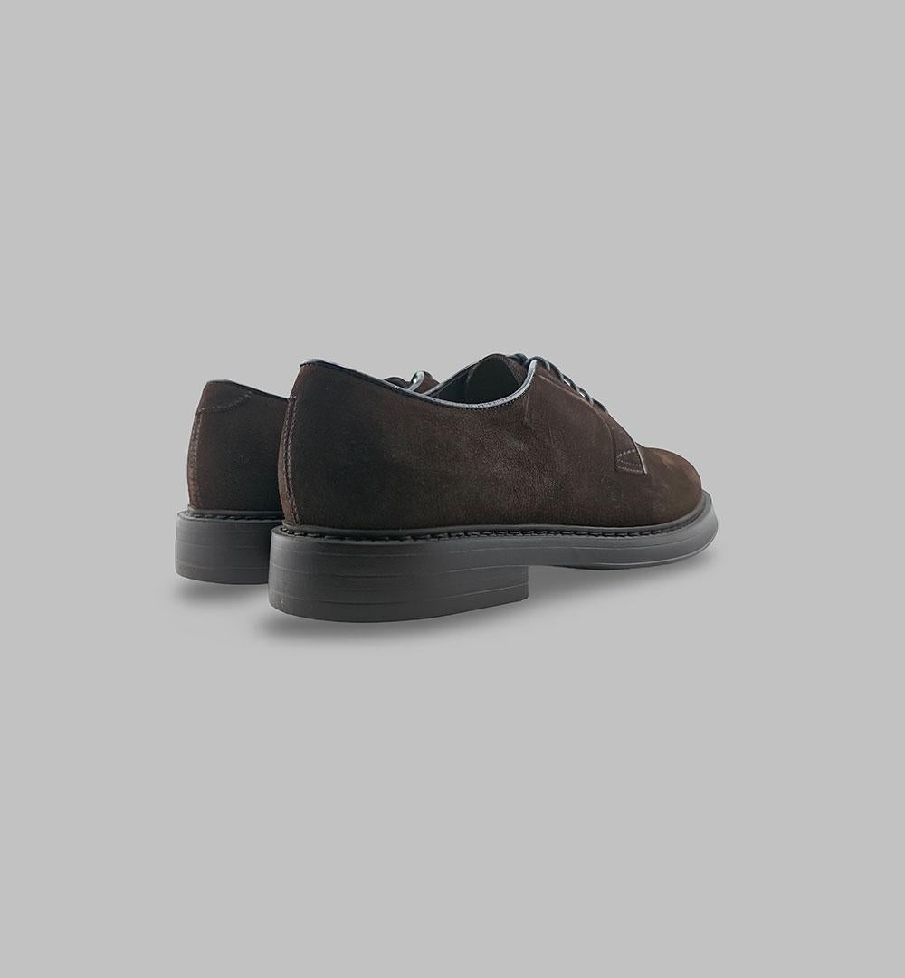 Derby Doucal's uomo 1385 TM23 testa di moro<BR/> 1385 TM23 F.LIGHT DOUCAL'S