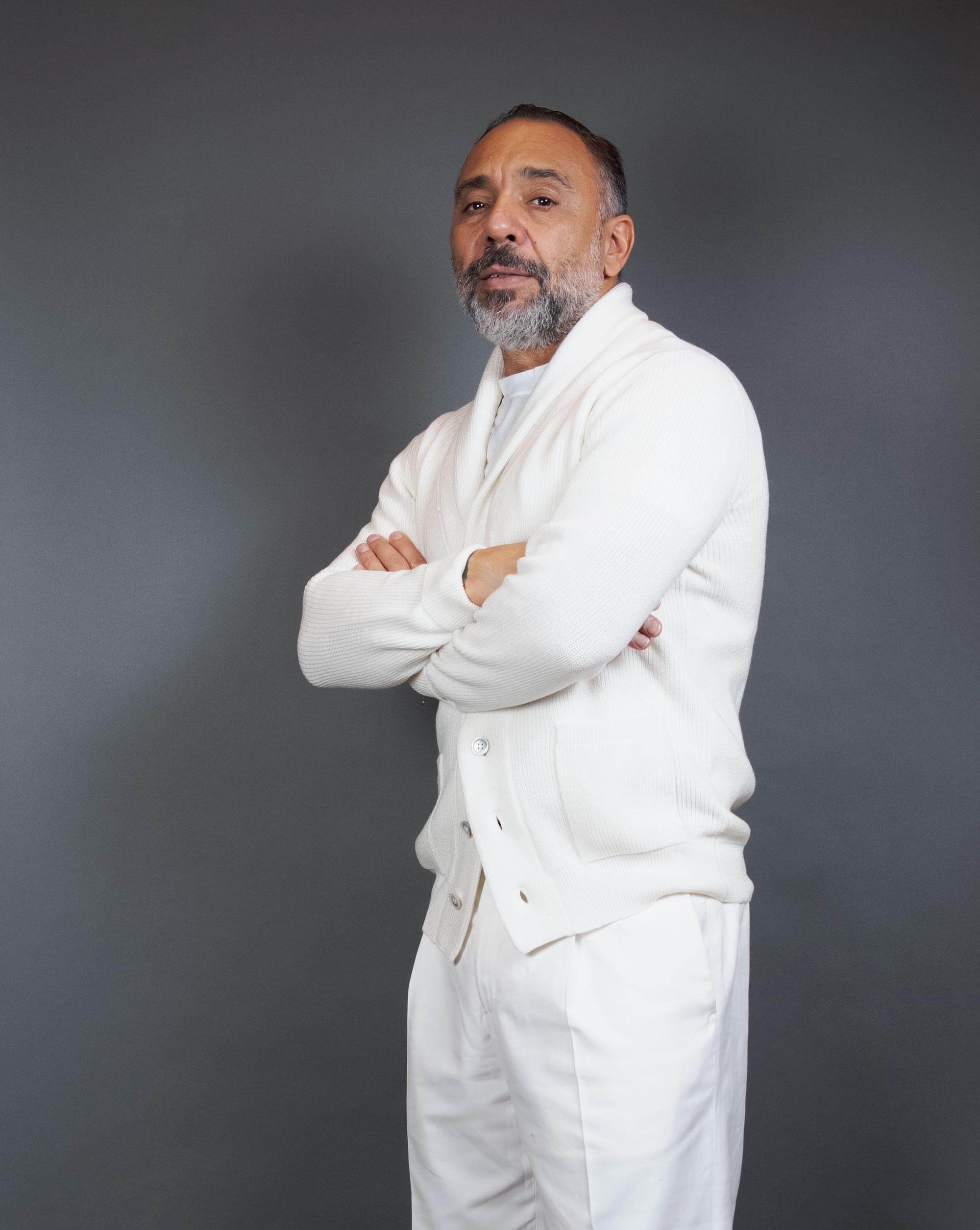 Cardigan SETTEFILI CASHMERE uomo 2CPE1CAST Bianco<BR/> 2CPE1CAST HU06 PANNA SETTEFILI CASHMERE