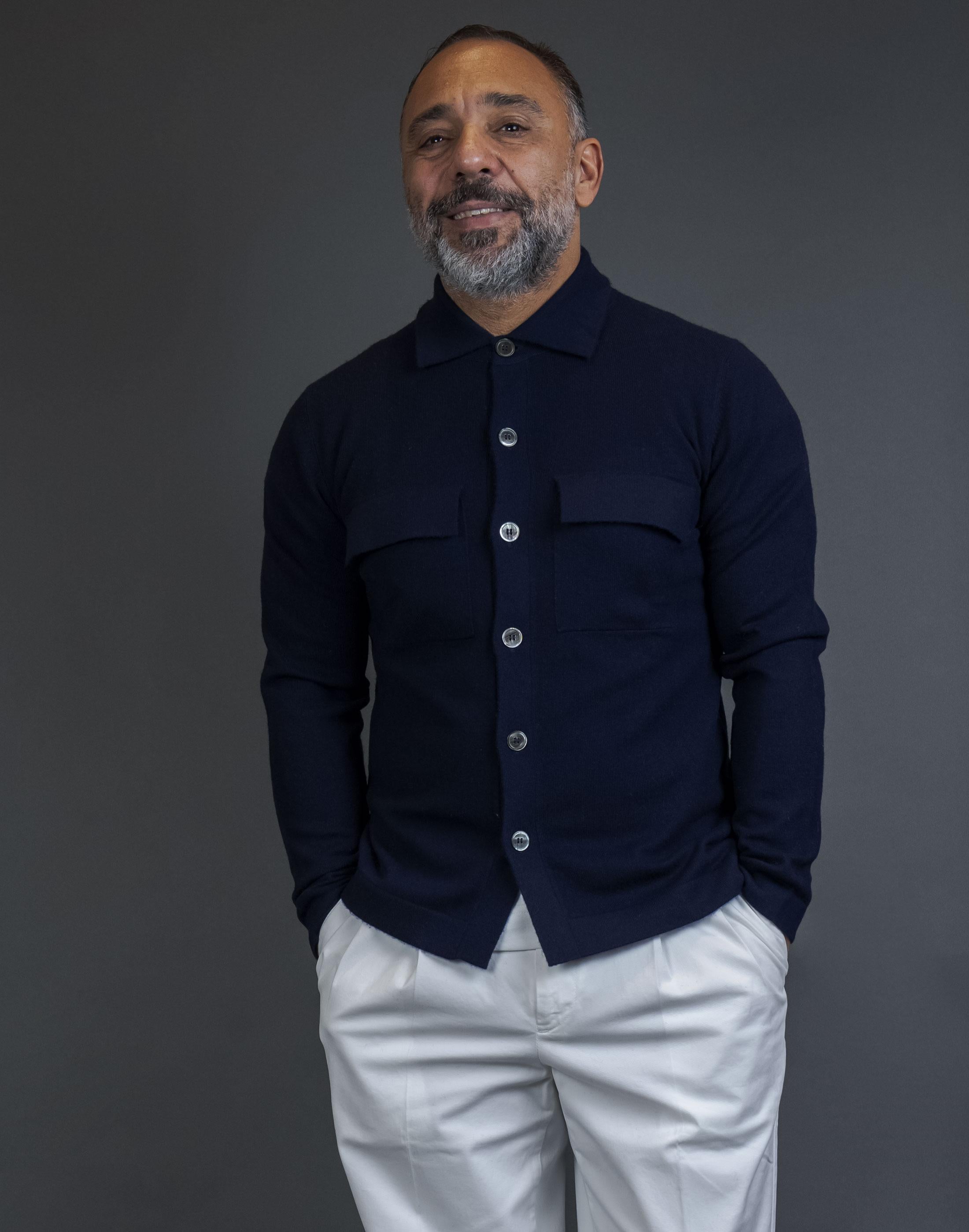 Cardigan Della Ciana uomo 18079 Blu 18079 NAVY DELLA CIANA